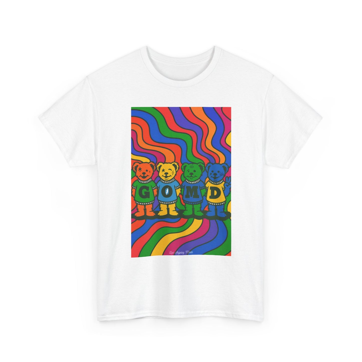 Los Angelez Made x G.O.M.D. Cheer Bears Unisex Heavy Cotton T-Shirt