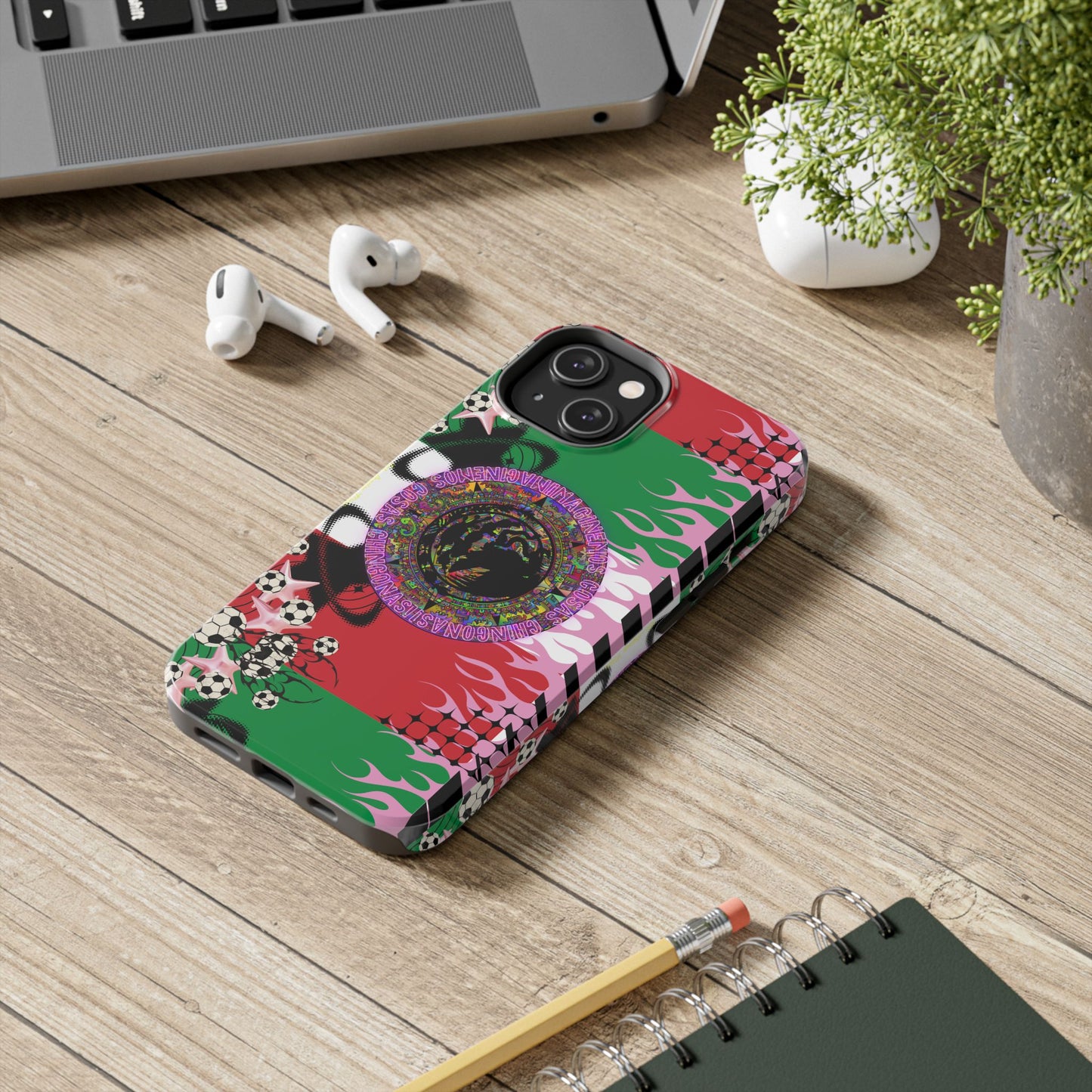 Los Angelez Made x Mexican Flag Tough Phone Case