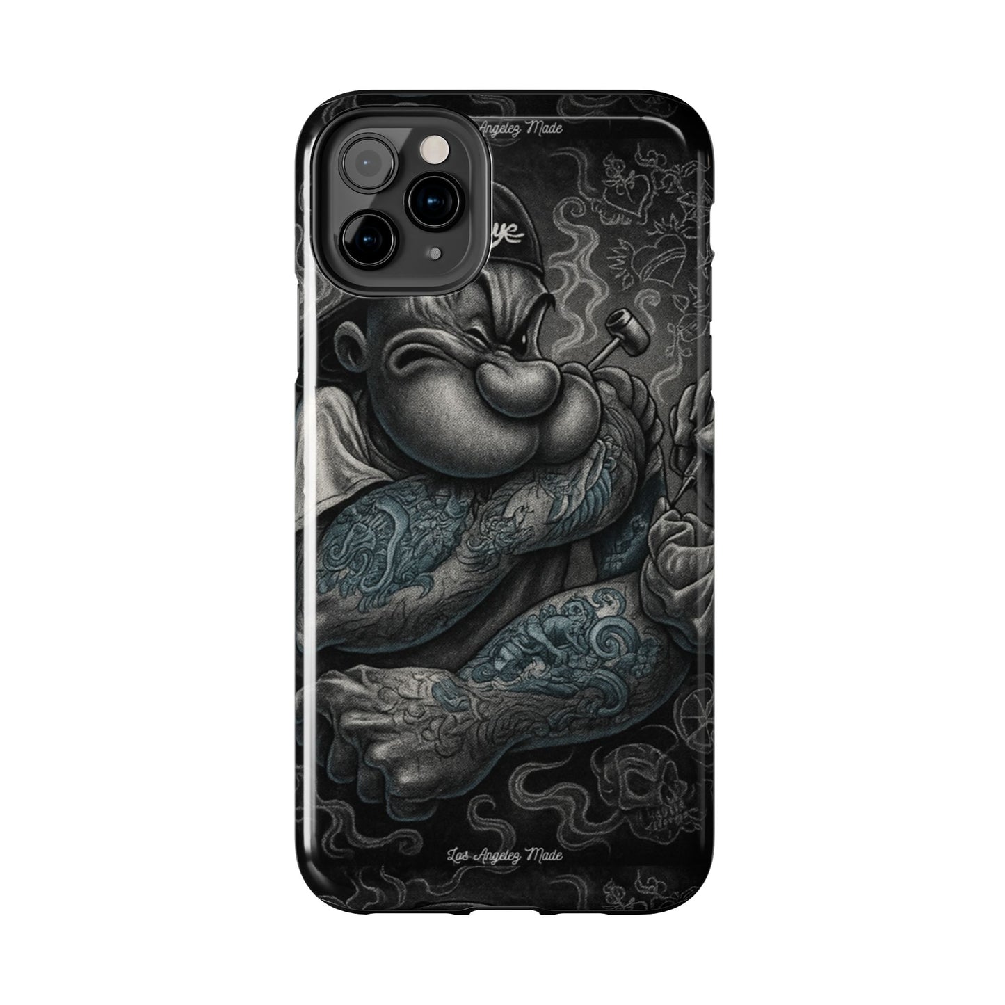 Los Angelez Made x Popeye Getting Tatted Tough Phone Case
