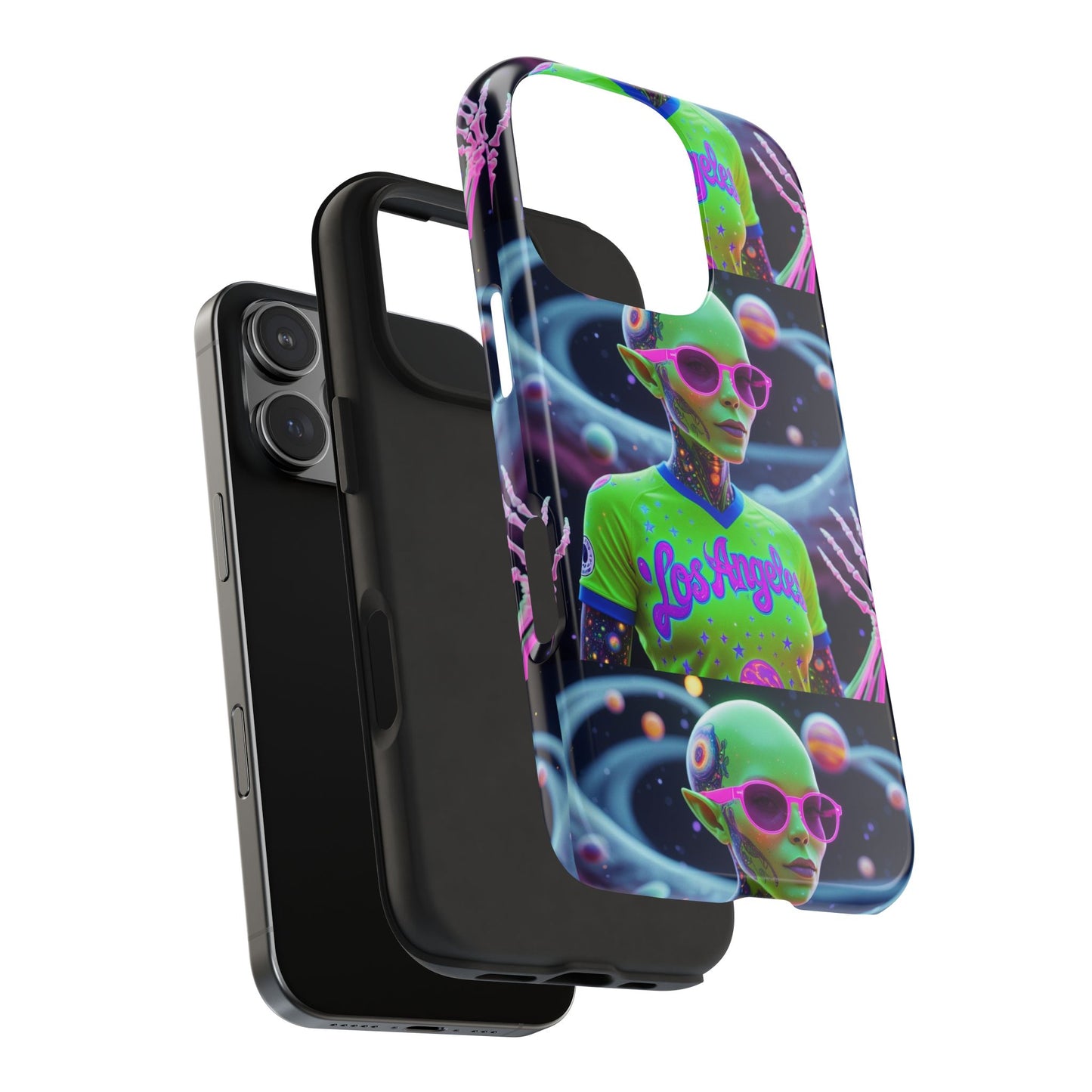 Los Angelez Made x Neon Alien Tough Phone Case