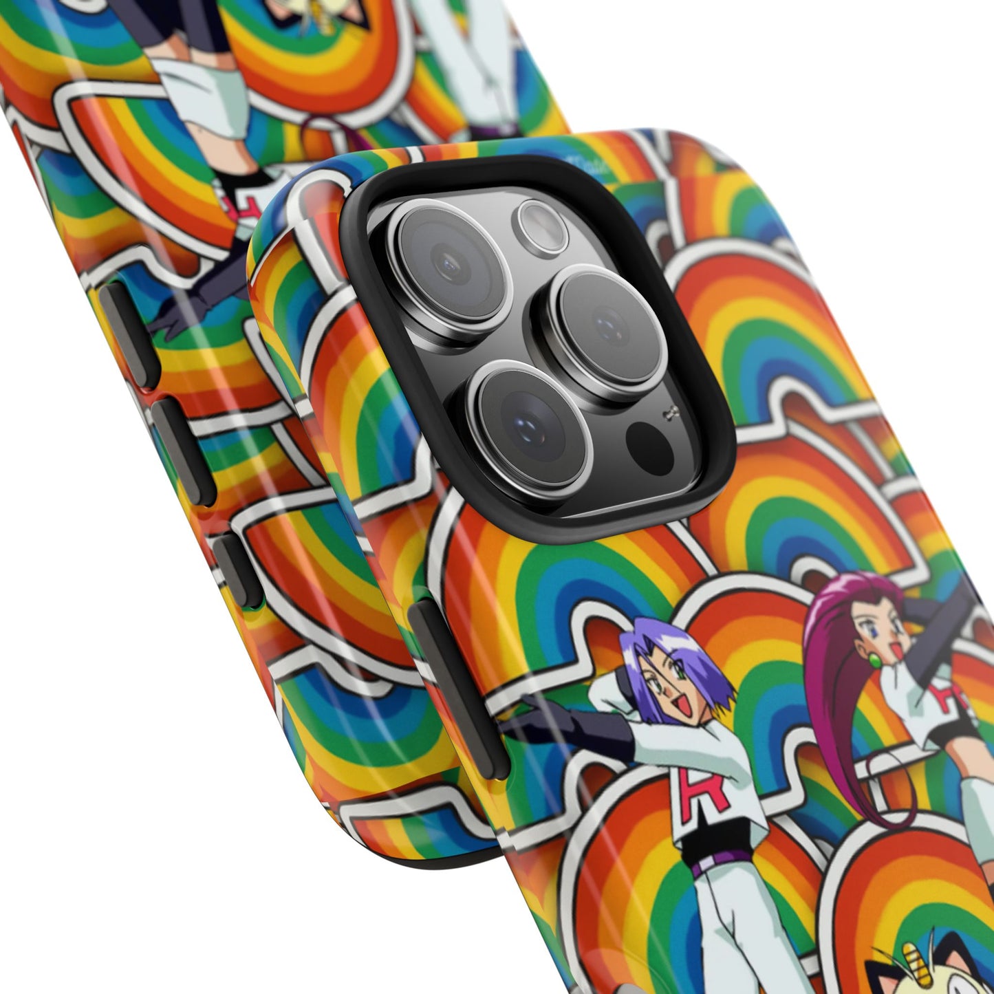 Los Angelez Made x Team Rocket Rainbow Emoji Tough Phone Case