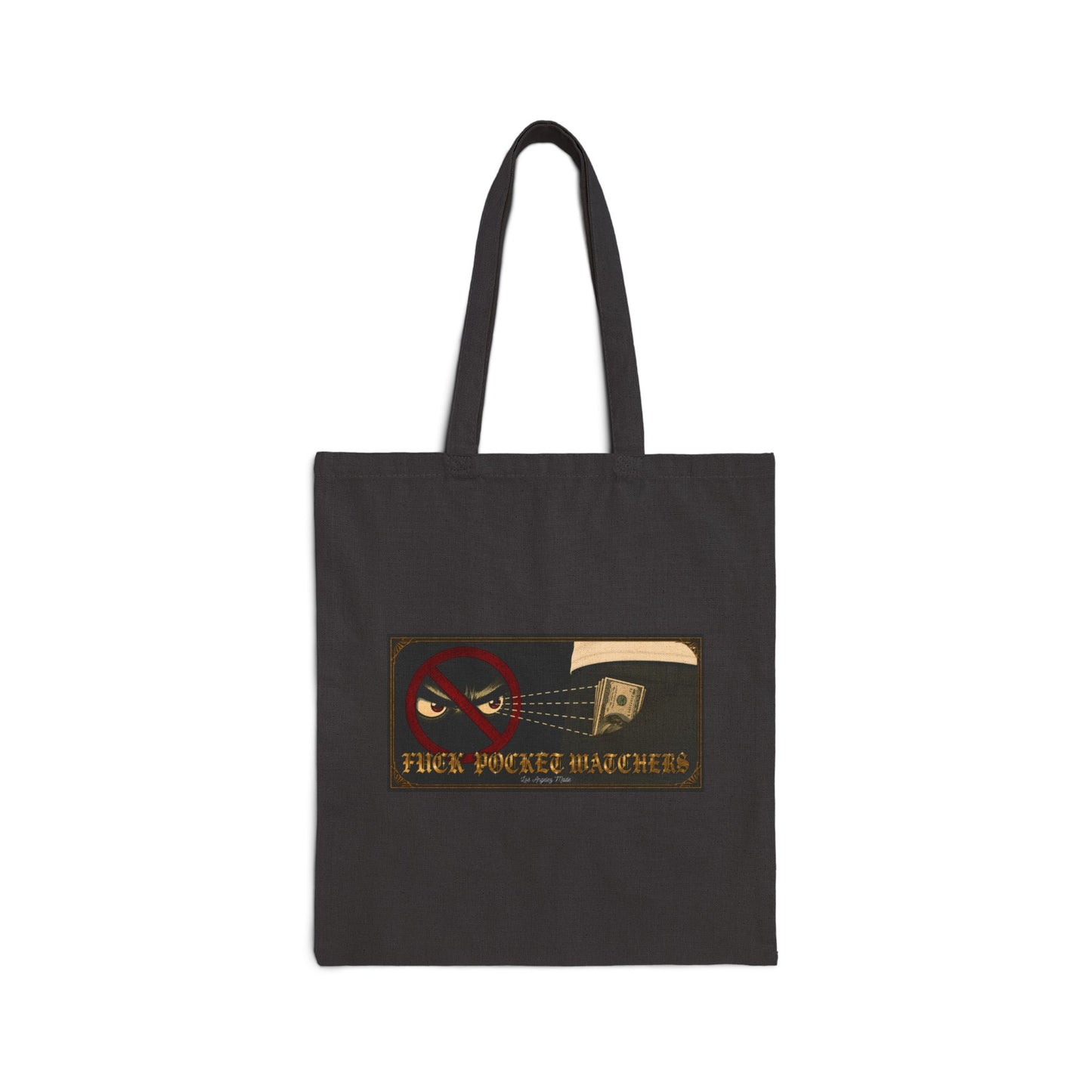 Los Angelez Made x Fuck Pocket Watchers Canvas Tote Bag