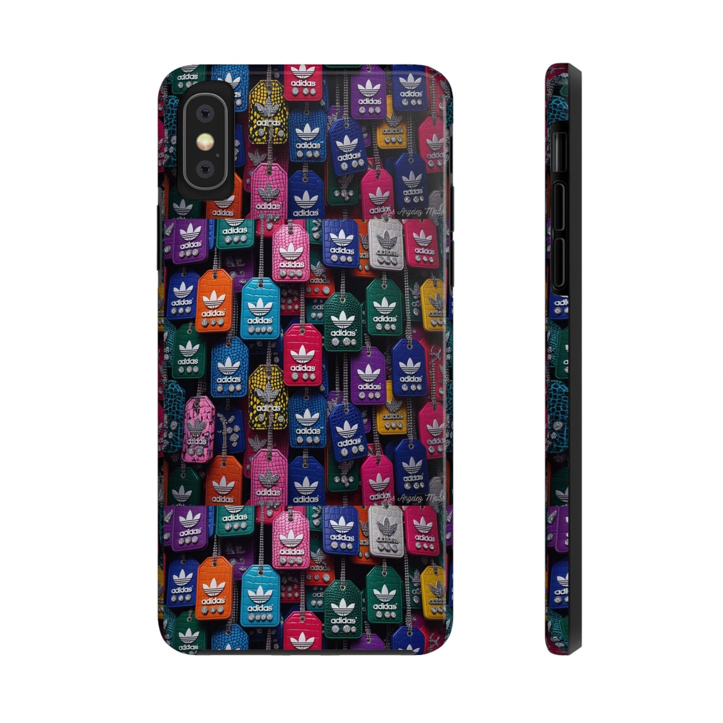 Los Angelez Made x Adidas Leather Tags Tough Phone Case