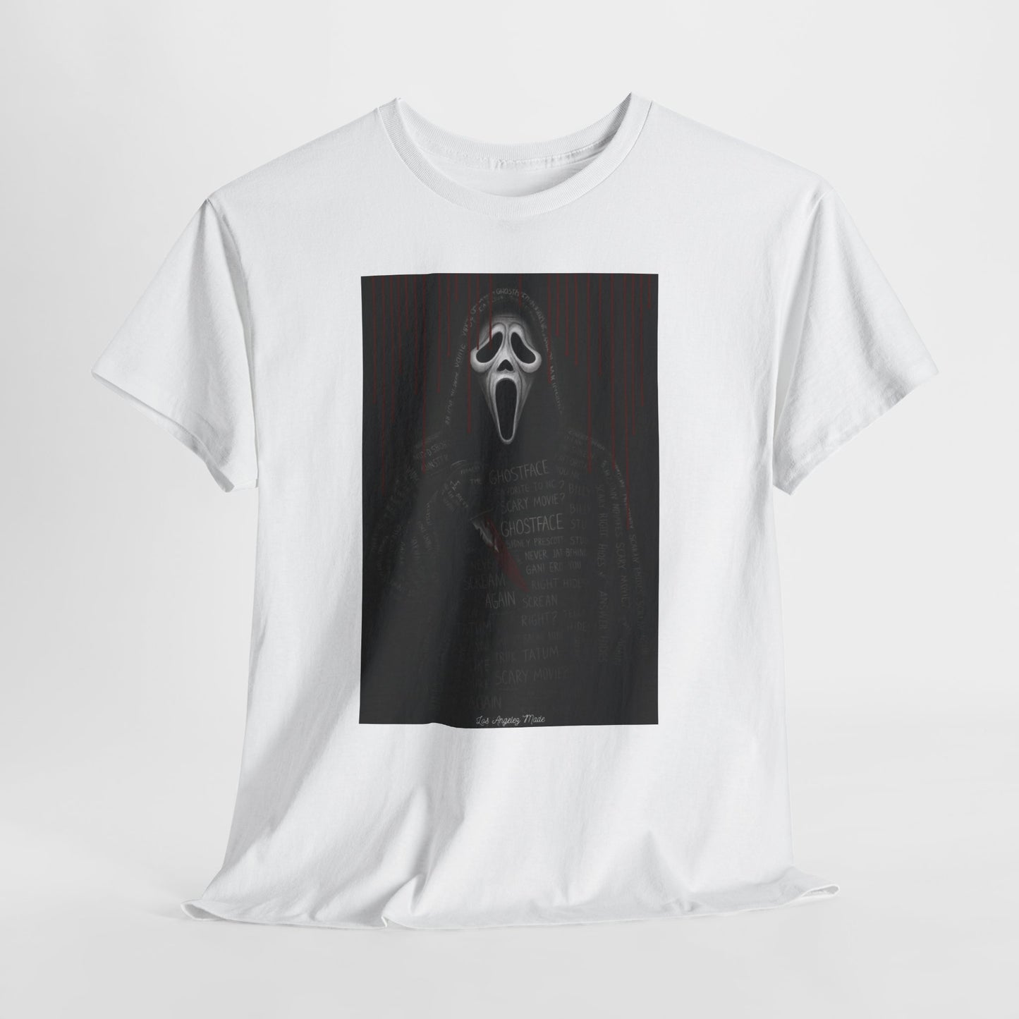 Los Angelez Made x Scream Ghostface Unisex Heavy Cotton T-Shirt