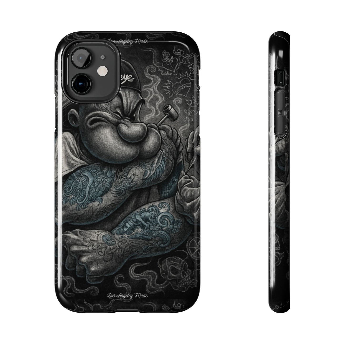 Los Angelez Made x Popeye Getting Tatted Tough Phone Case