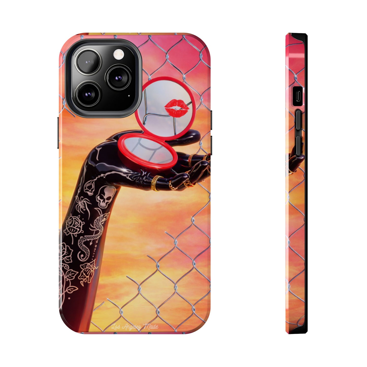 Los Angelez Made x Compact Kiss Tough Phone Case