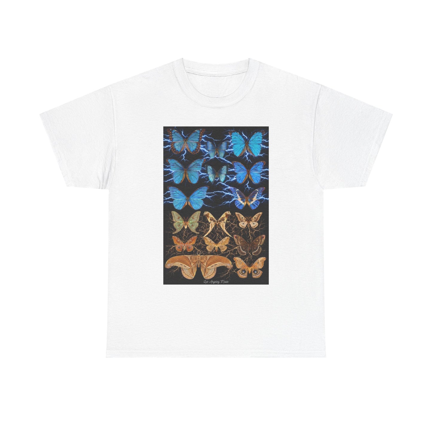 Los Angelez Made x Heaven & Earth Butterflies Unisex Heavy Cotton T-Shirt