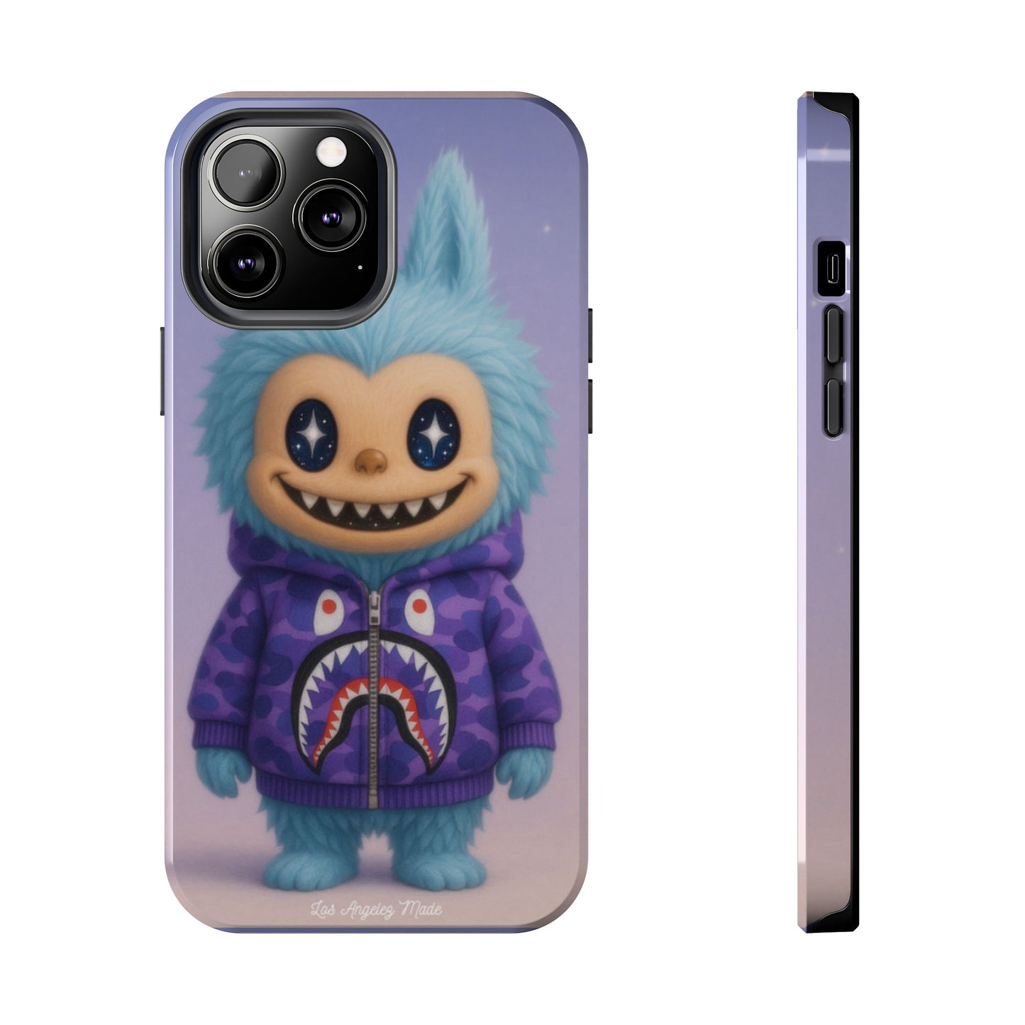 Los Angelez Made x Labubu BAPE Hoodie Tough Phone Case