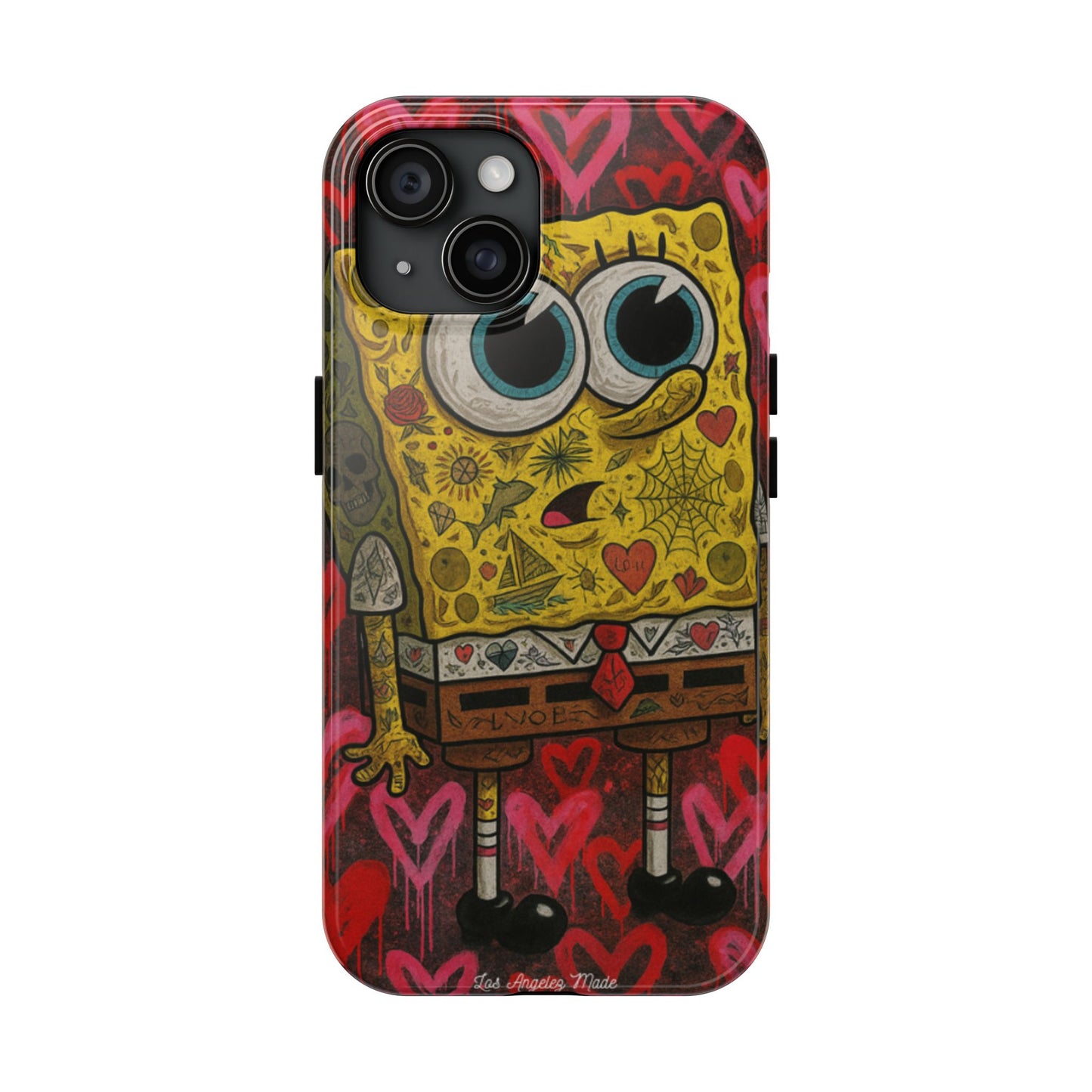 Los Angelez Made x Tatted Spongebob Tough Phone Case