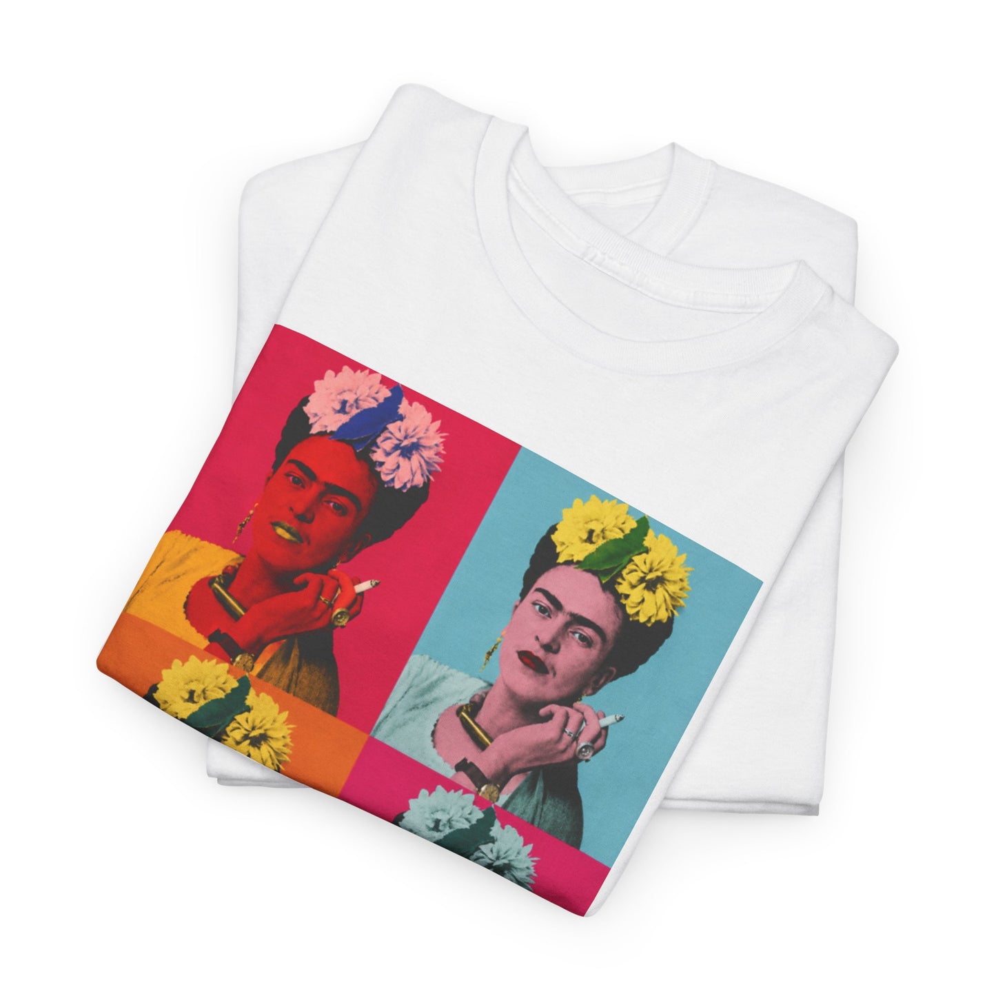 Los Angelez Made x Frida Kahlo Warhol Unisex Heavy Cotton T-Shirt