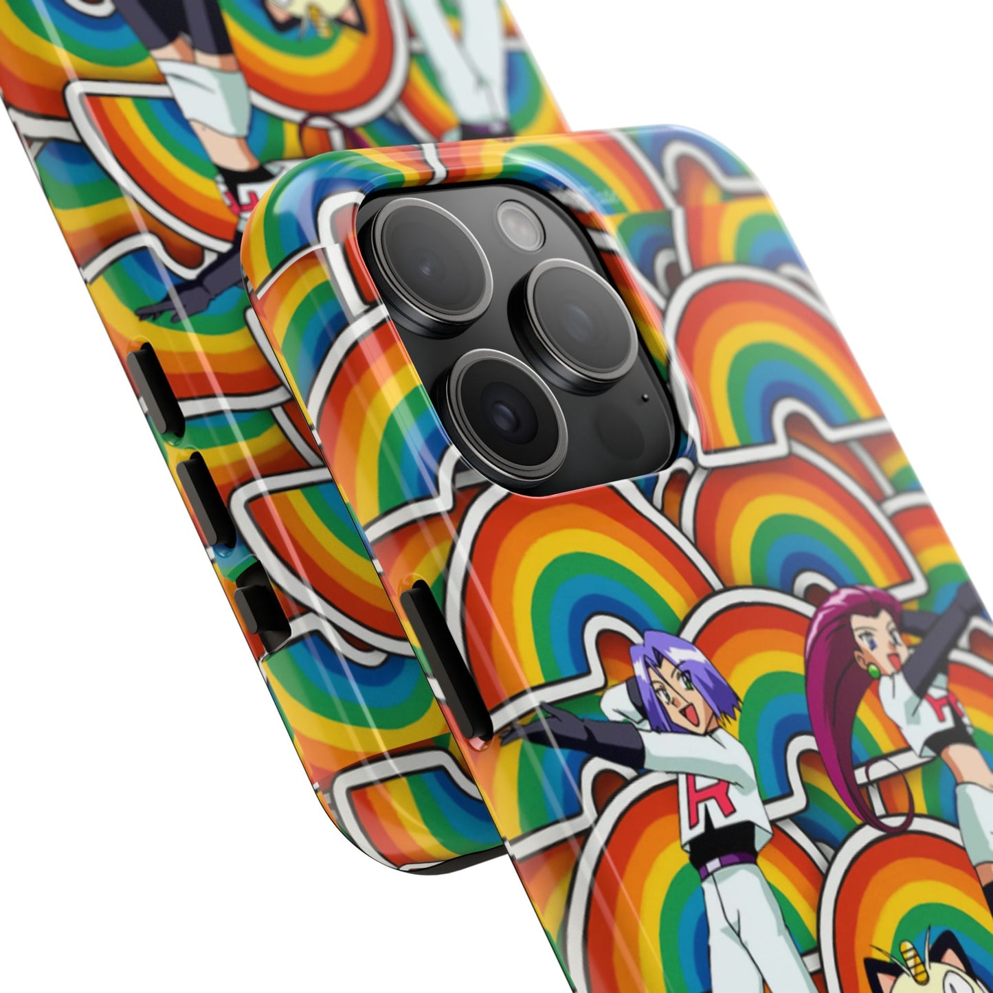 Los Angelez Made x Team Rocket Rainbow Emoji Tough Phone Case