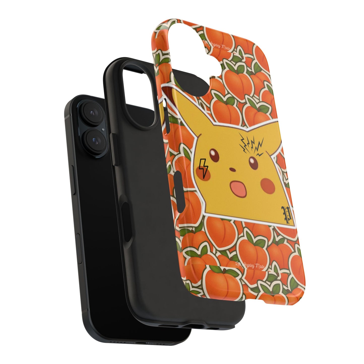 Los Angelez Made x Shocked Pika Peach Tough Phone Case
