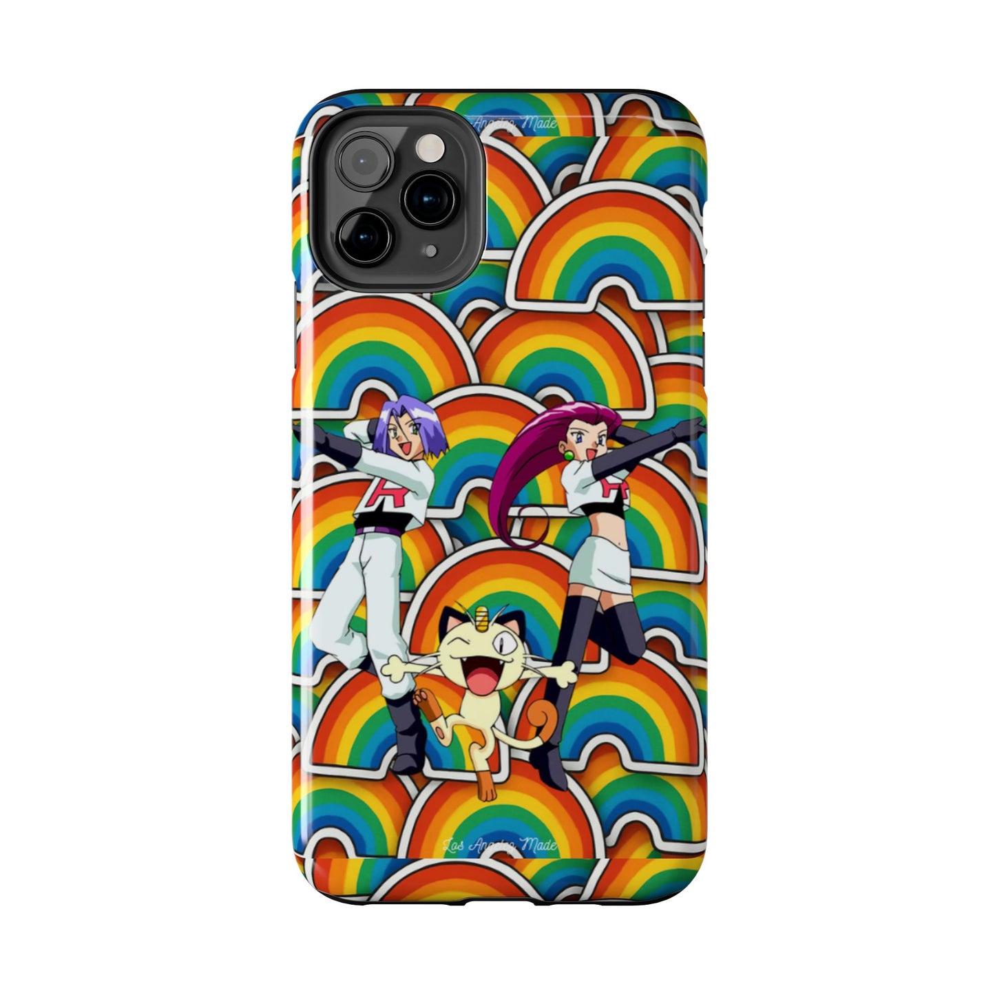 Los Angelez Made x Team Rocket Rainbow Emoji Tough Phone Case