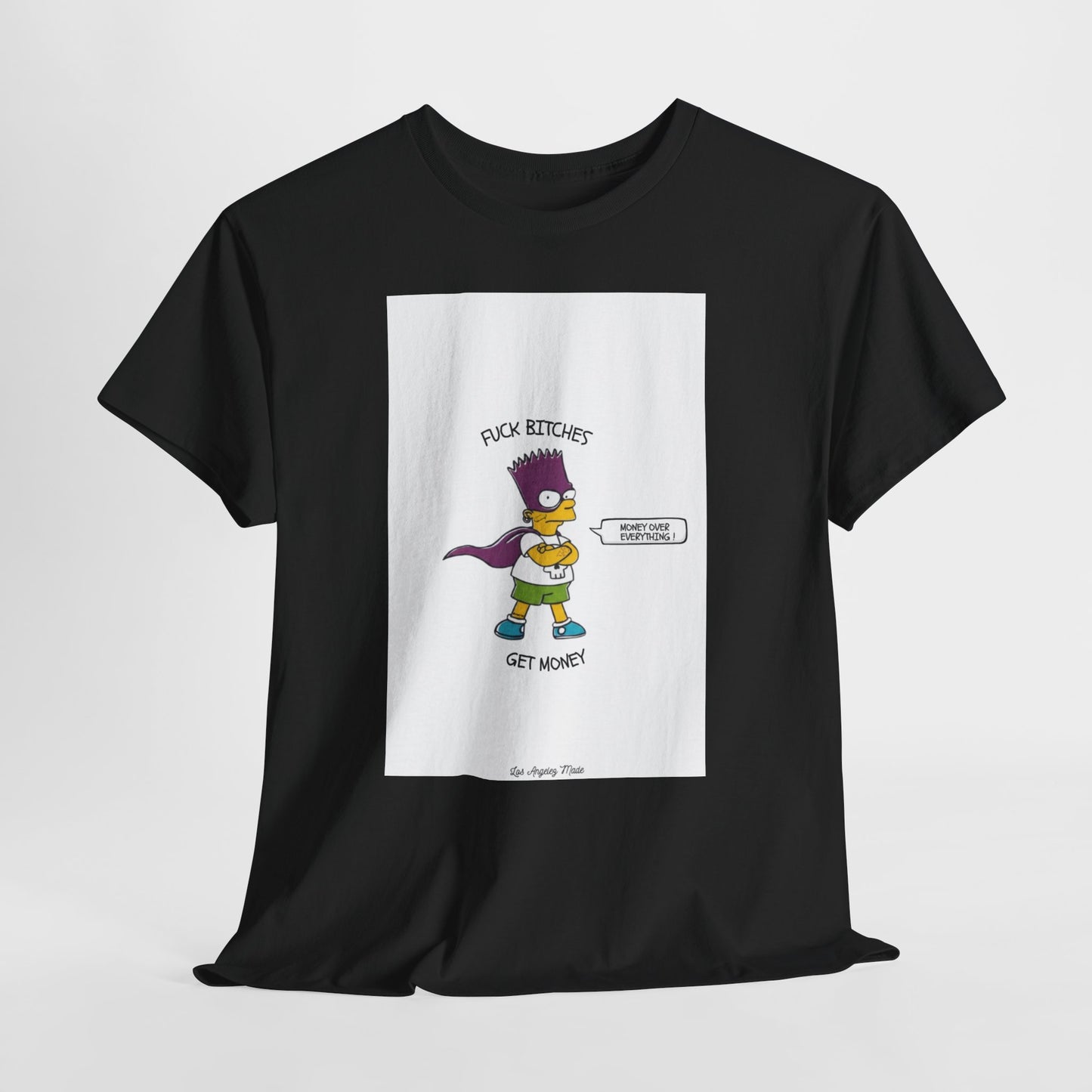 Los Angelez Made x Bart Get Money Unisex Heavy Cotton T-Shirt