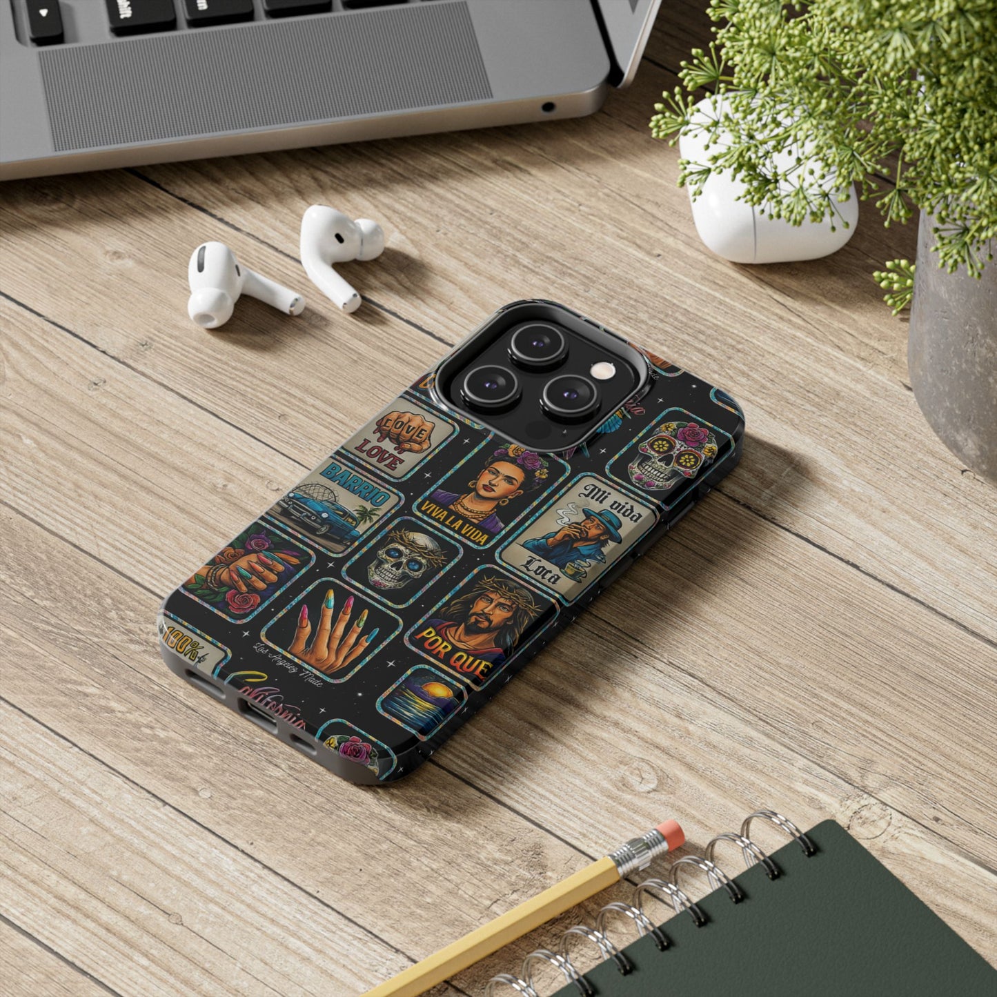 Los Angelez Made x Chicano Vintage Stickers Tough Phone Case
