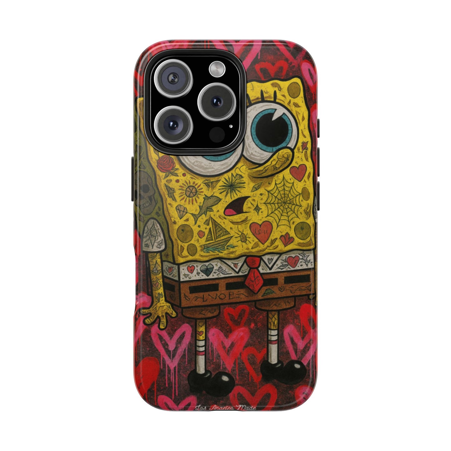 Los Angelez Made x Tatted Spongebob Tough Phone Case