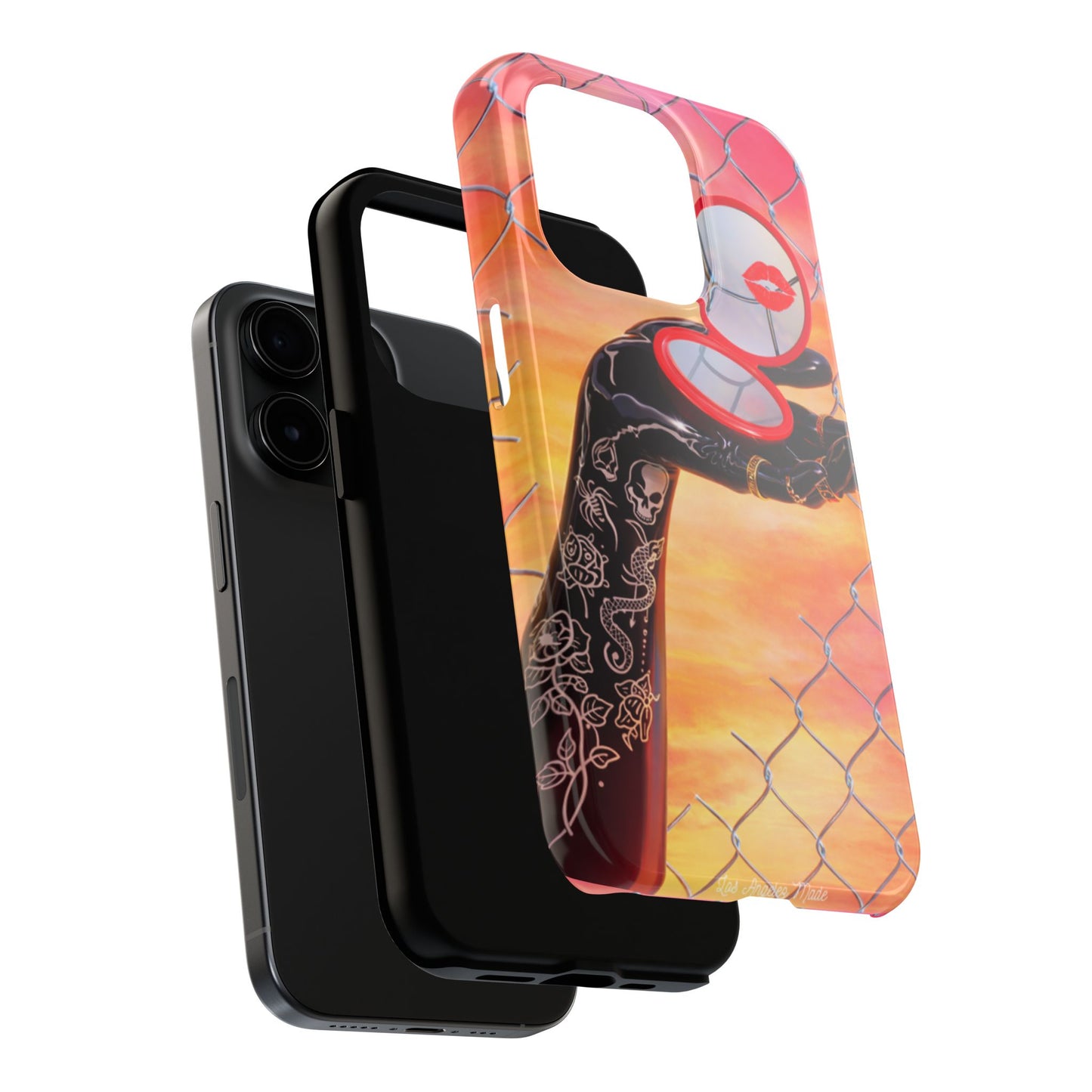 Los Angelez Made x Compact Kiss Tough Phone Case