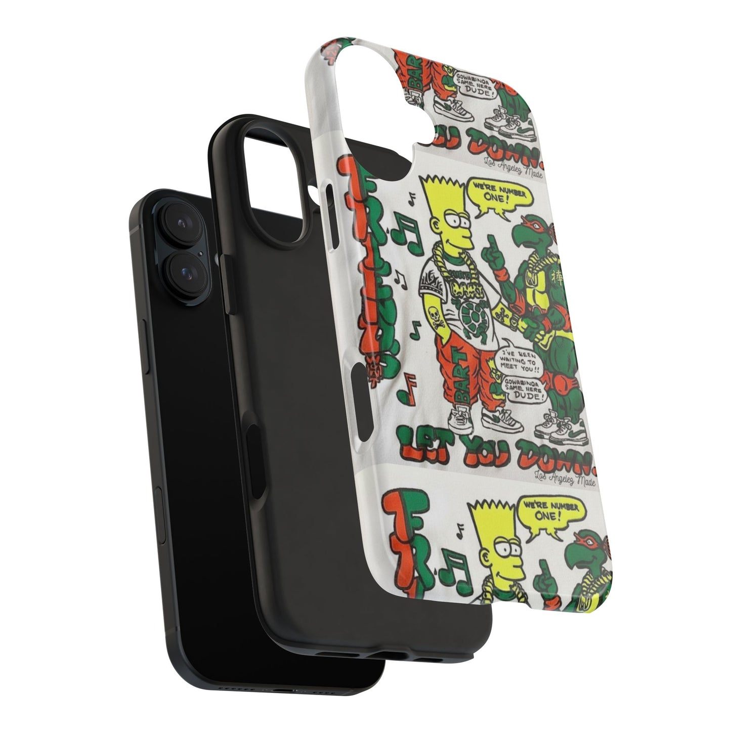 Los Angelez Made x Bart & TMNT Tough Phone Case