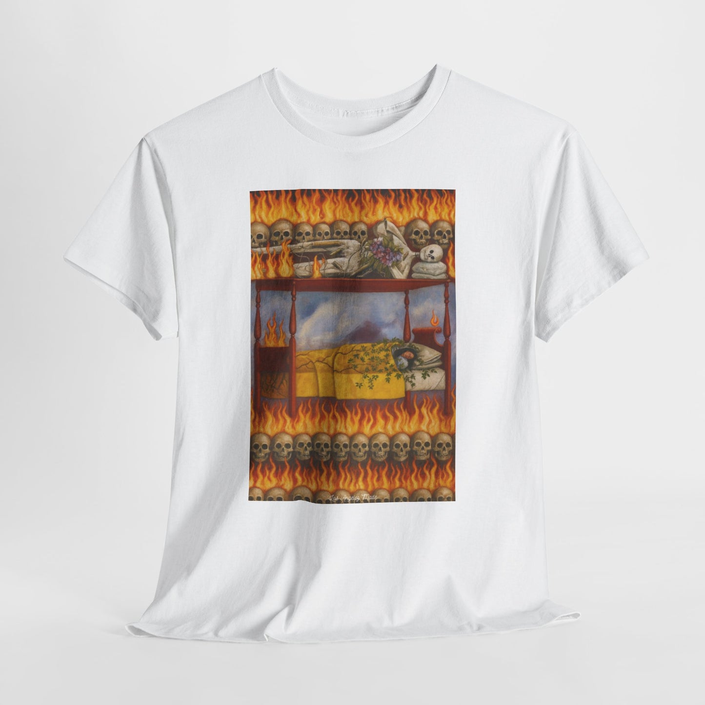 Los Angelez Made x Frida Kahlo El Sueno Unisex Heavy Cotton T-Shirt