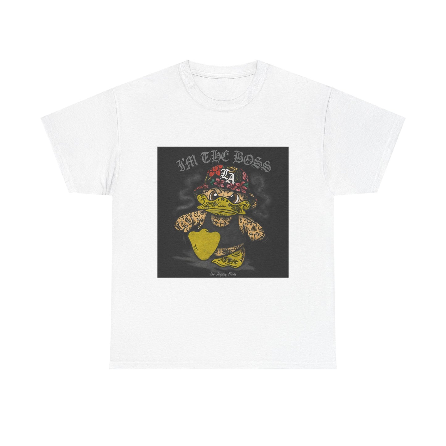 Los Angelez Made x I'm The Boss Duck Unisex Heavy Cotton T-Shirt