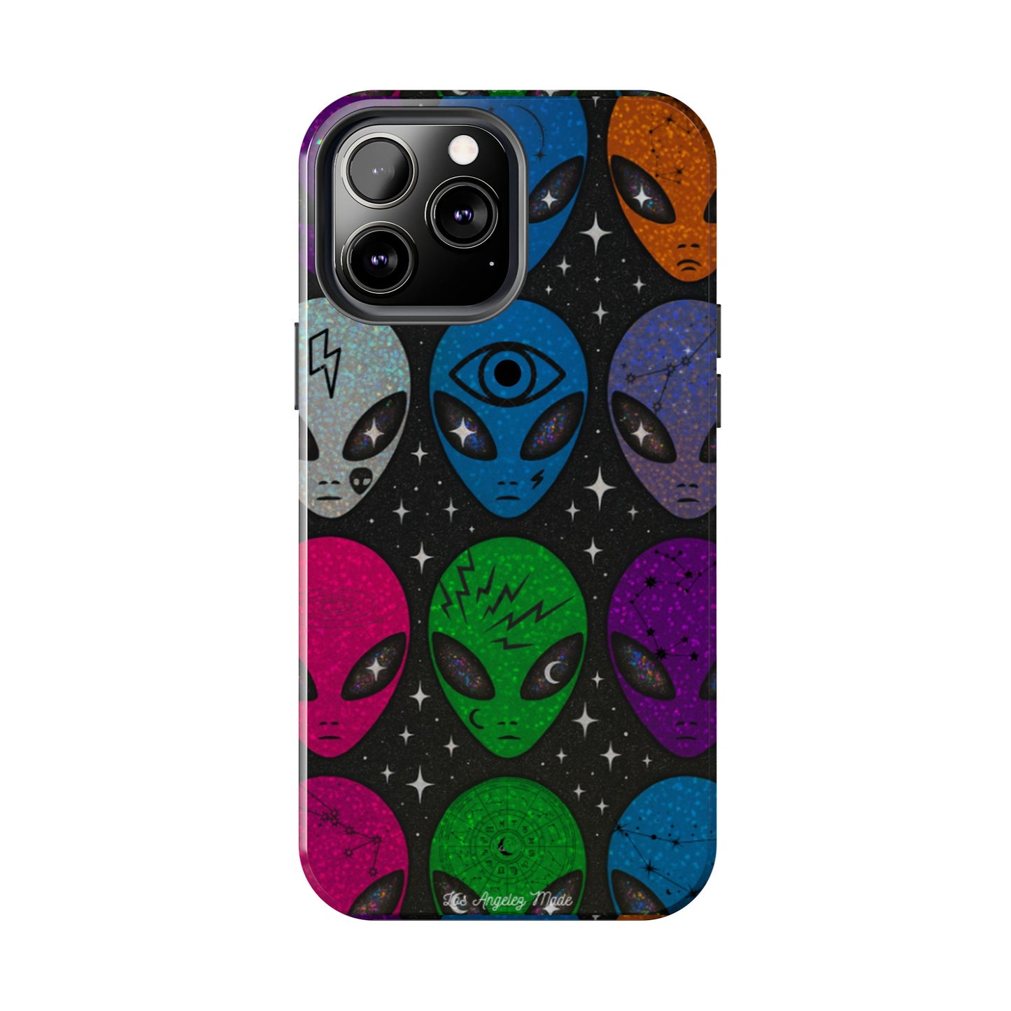 Los Angelez Made x Y2K Alien Sticker Sheet Tough Phone Case
