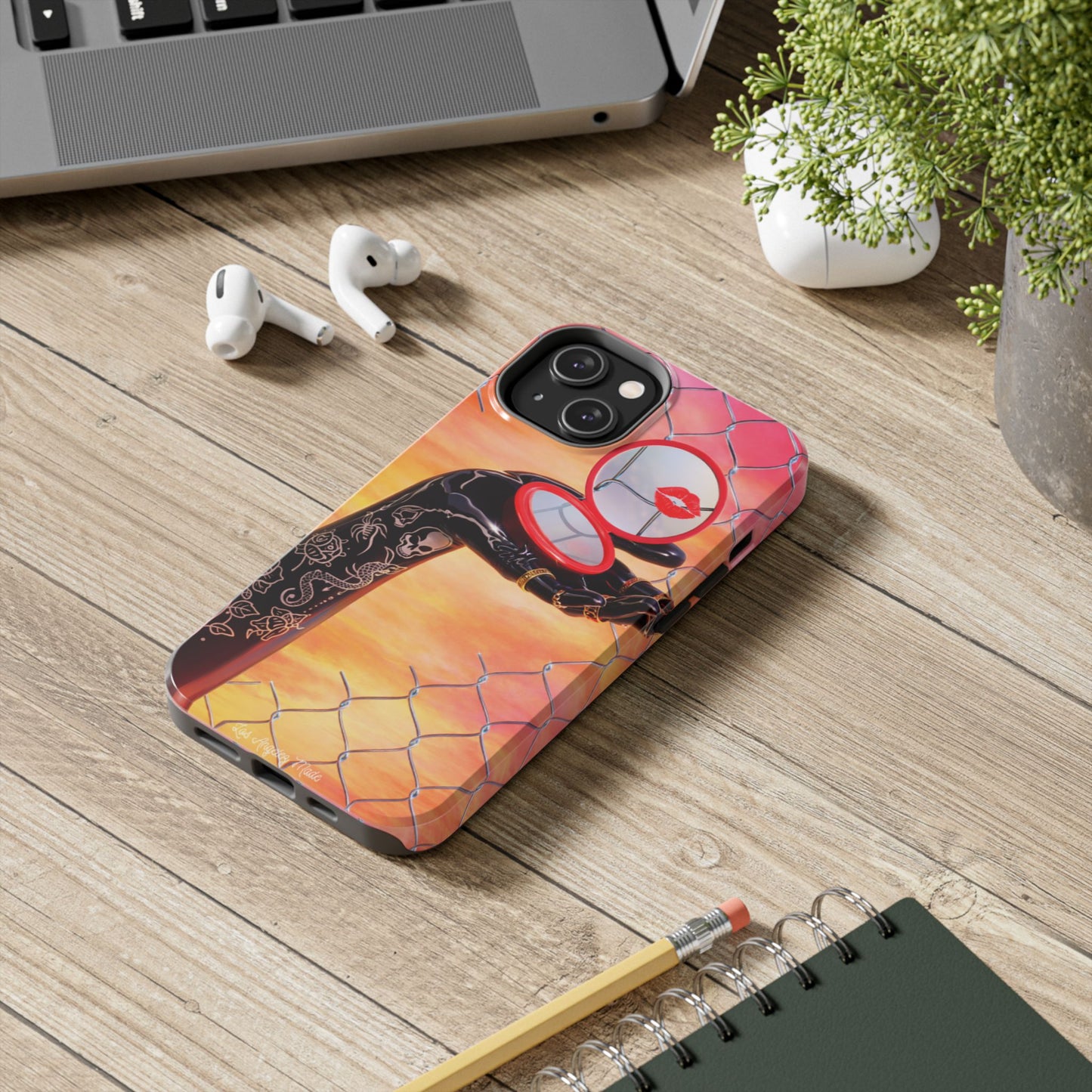 Los Angelez Made x Compact Kiss Tough Phone Case