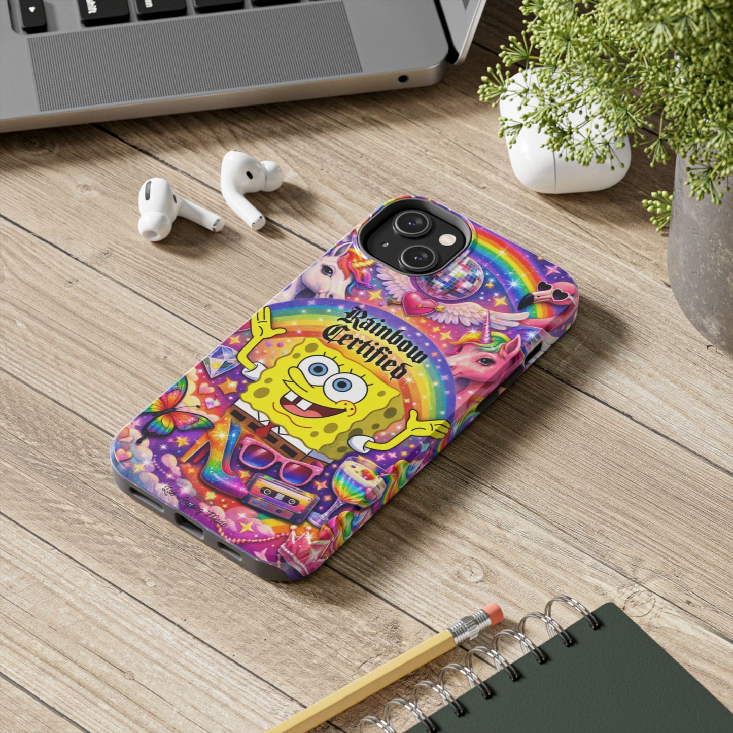 Los Angelez Made x Gay SpongeBob ''Rainbow Certified'' Tough Phone Case