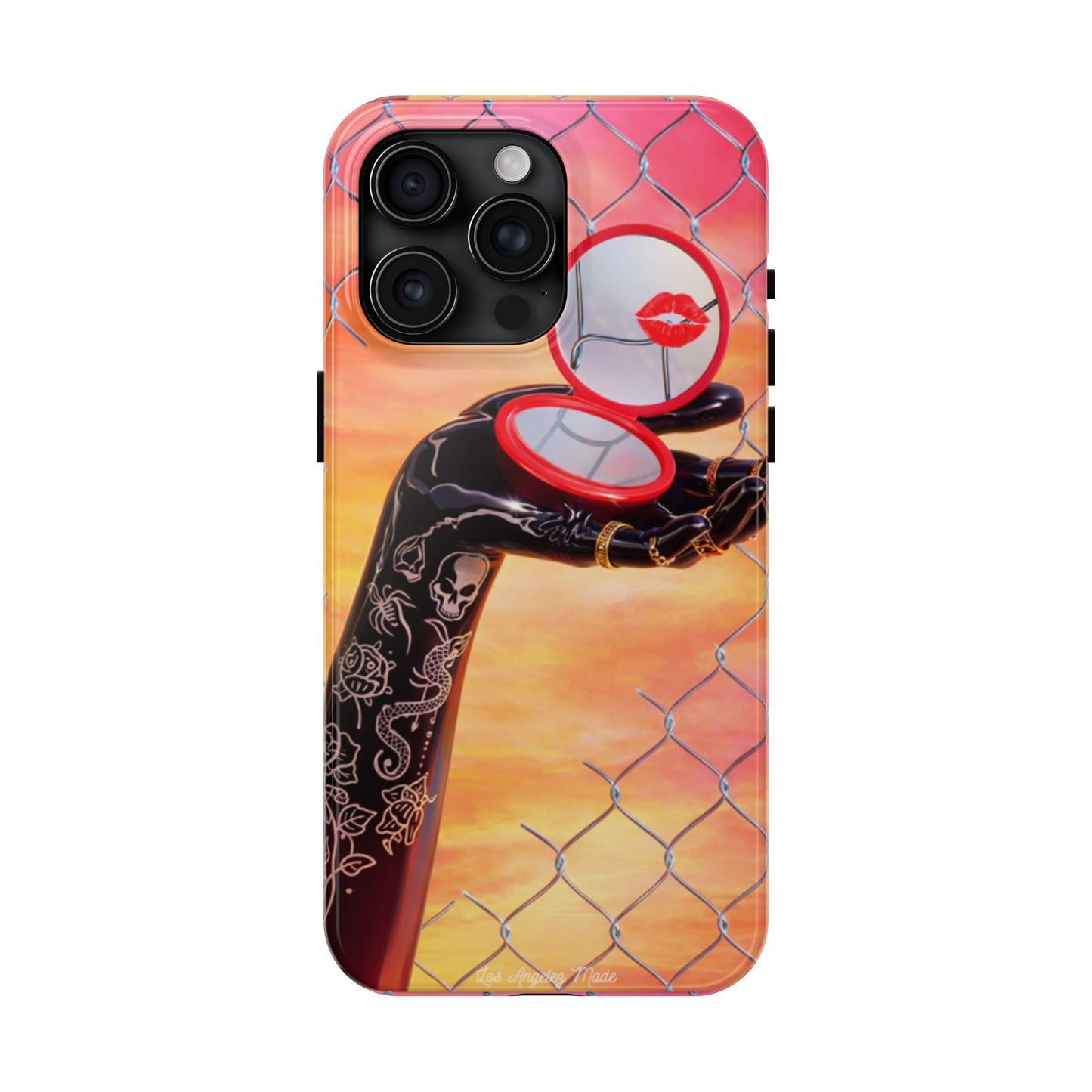 Los Angelez Made x Compact Kiss Tough Phone Case