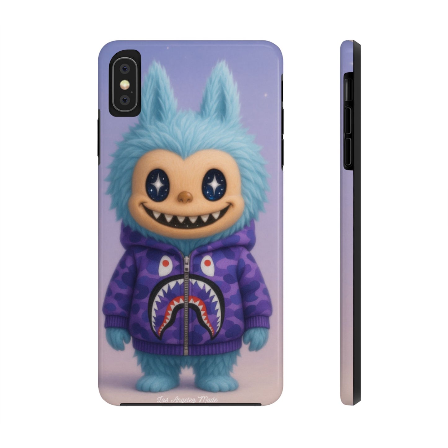 Los Angelez Made x Labubu BAPE Hoodie Tough Phone Case