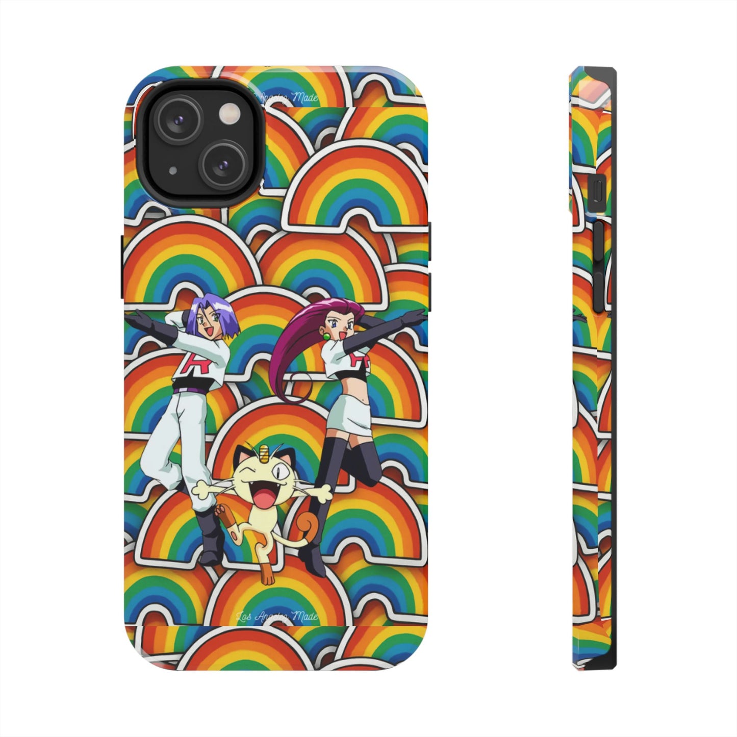 Los Angelez Made x Team Rocket Rainbow Emoji Tough Phone Case