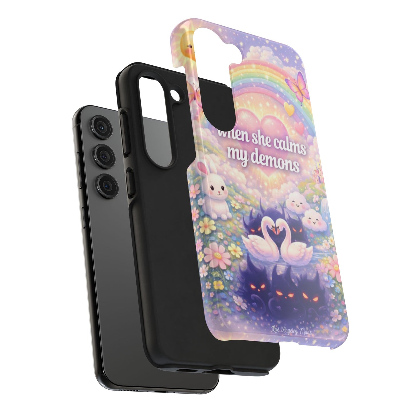 Los Angelez Made x ''When She Calms My Demons'' Tough Phone Case