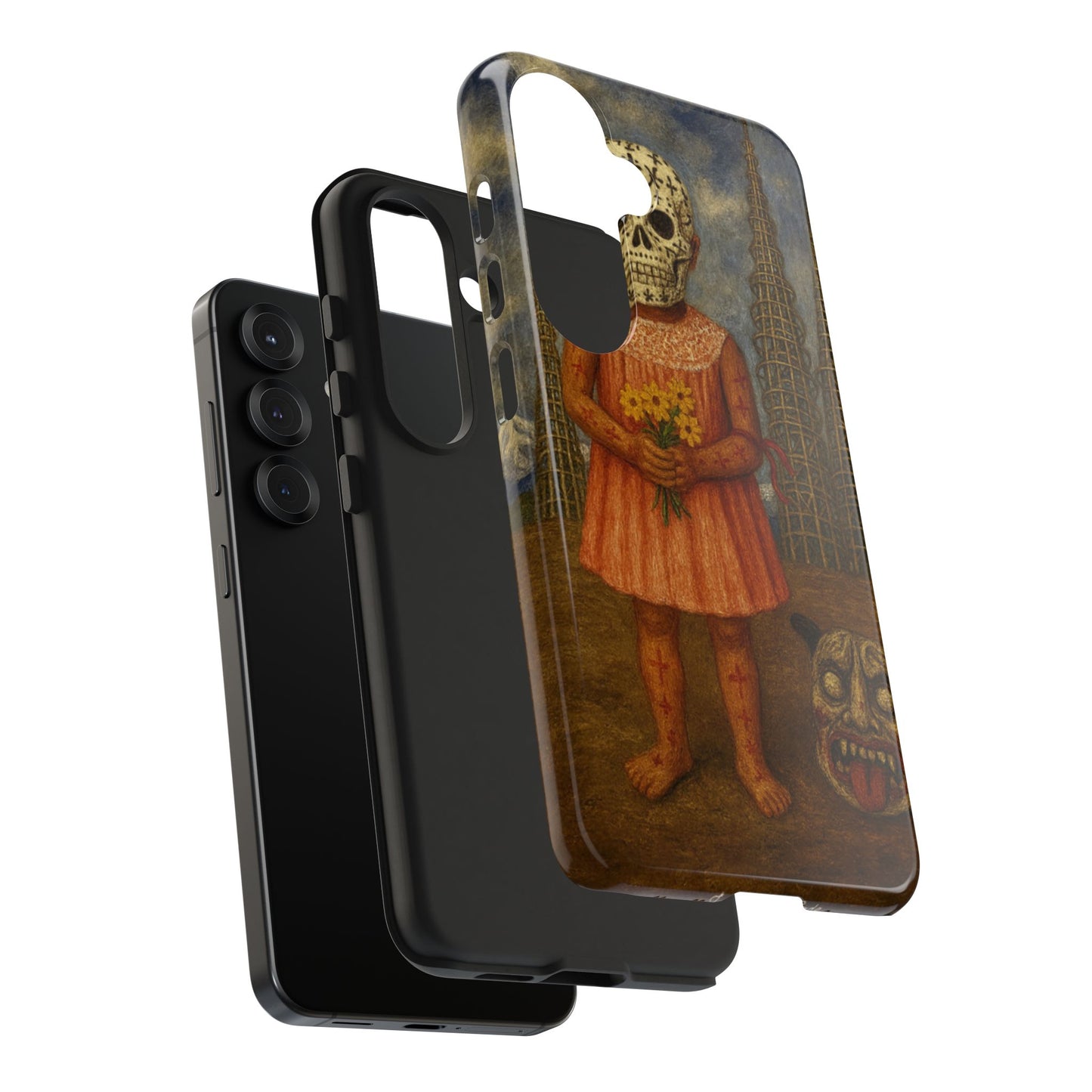 Los Angelez Made x Girl With Death Mask Tough Phone Case