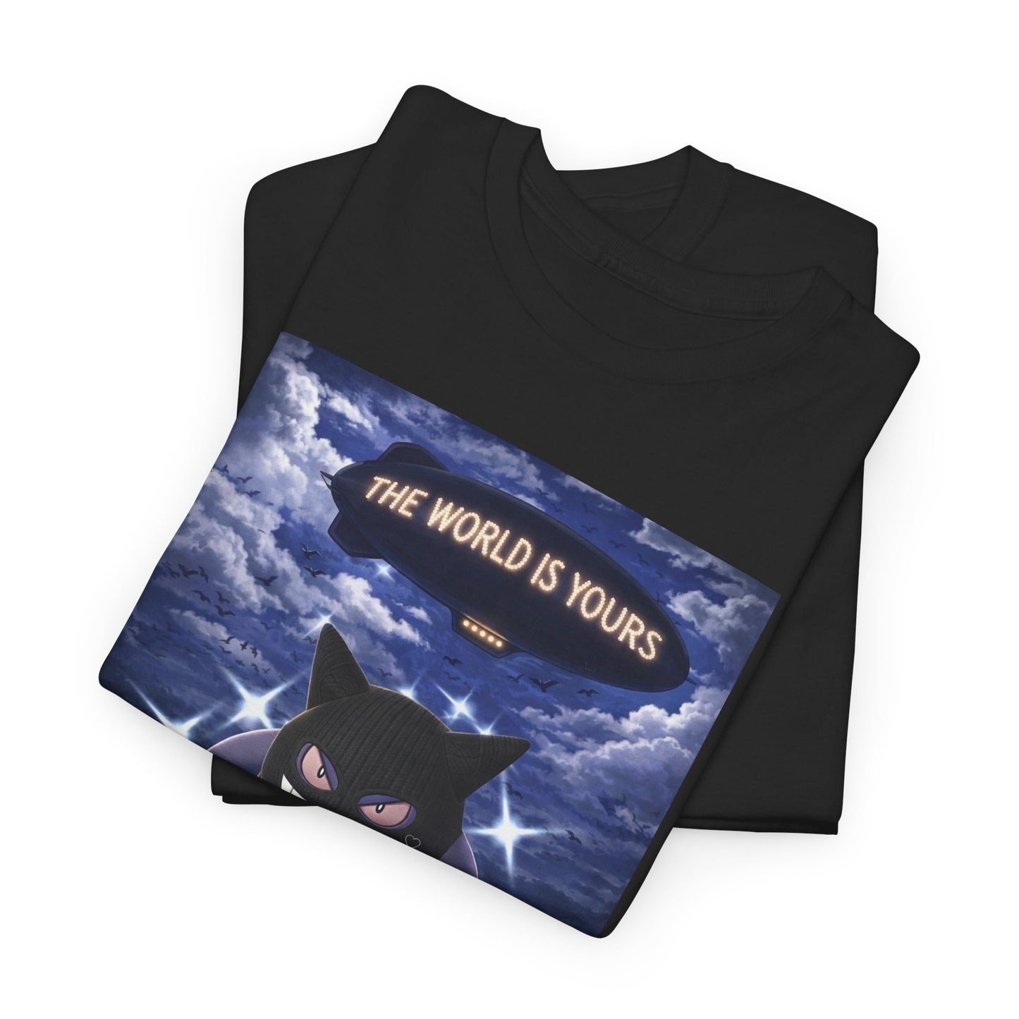 Los Angelez Made x Gen gar 'The World Is Yours' Unisex Heavy Cotton T-Shirt