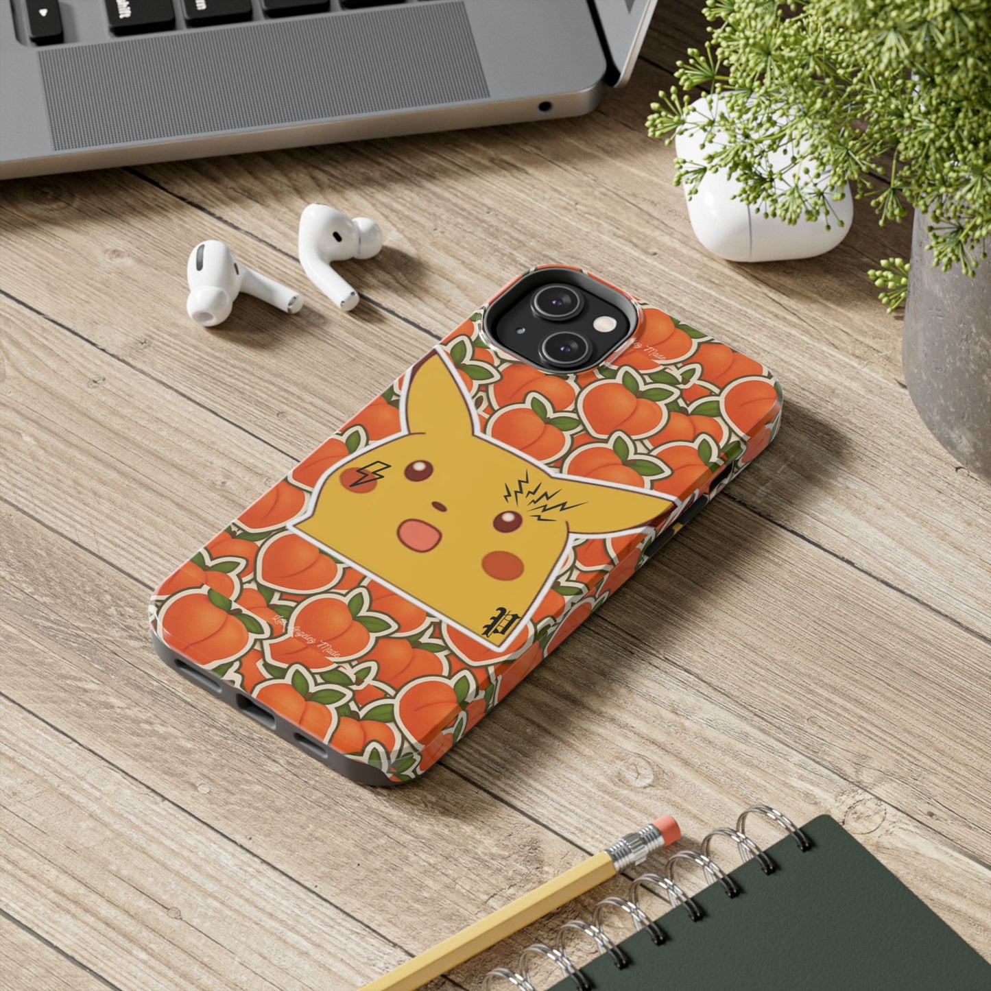 Los Angelez Made x Shocked Pika Peach Tough Phone Case