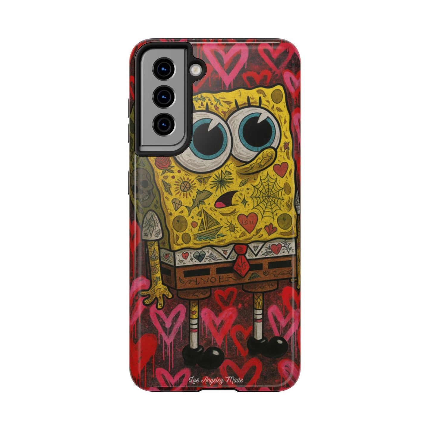 Los Angelez Made x Tatted Spongebob Tough Phone Case