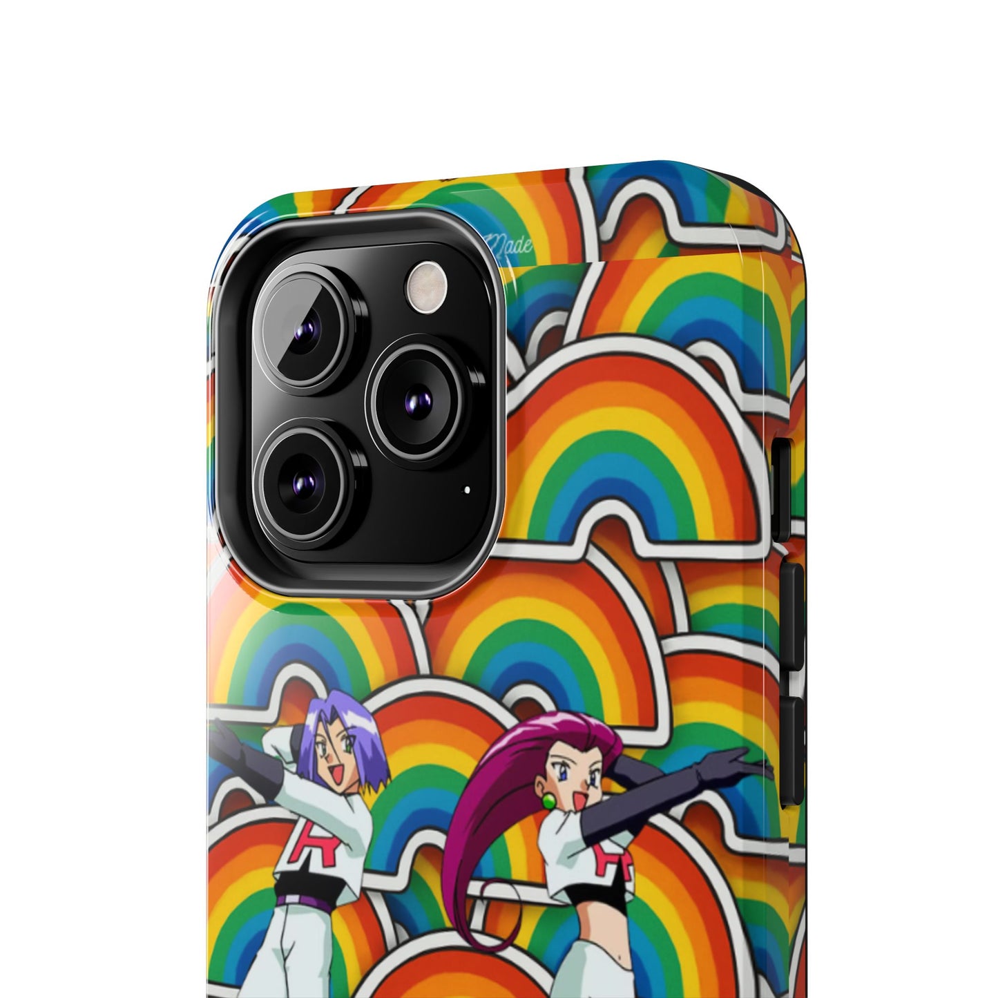 Los Angelez Made x Team Rocket Rainbow Emoji Tough Phone Case