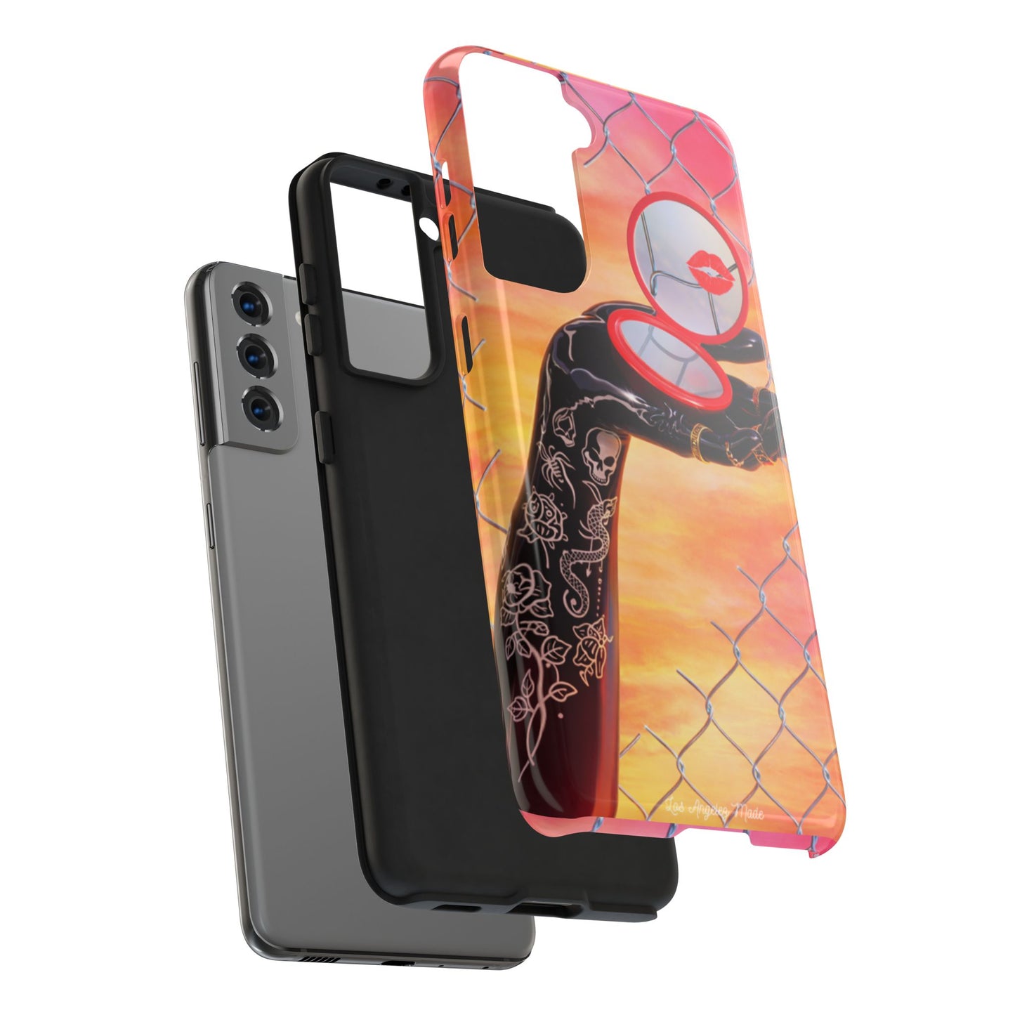 Los Angelez Made x Compact Kiss Tough Phone Case