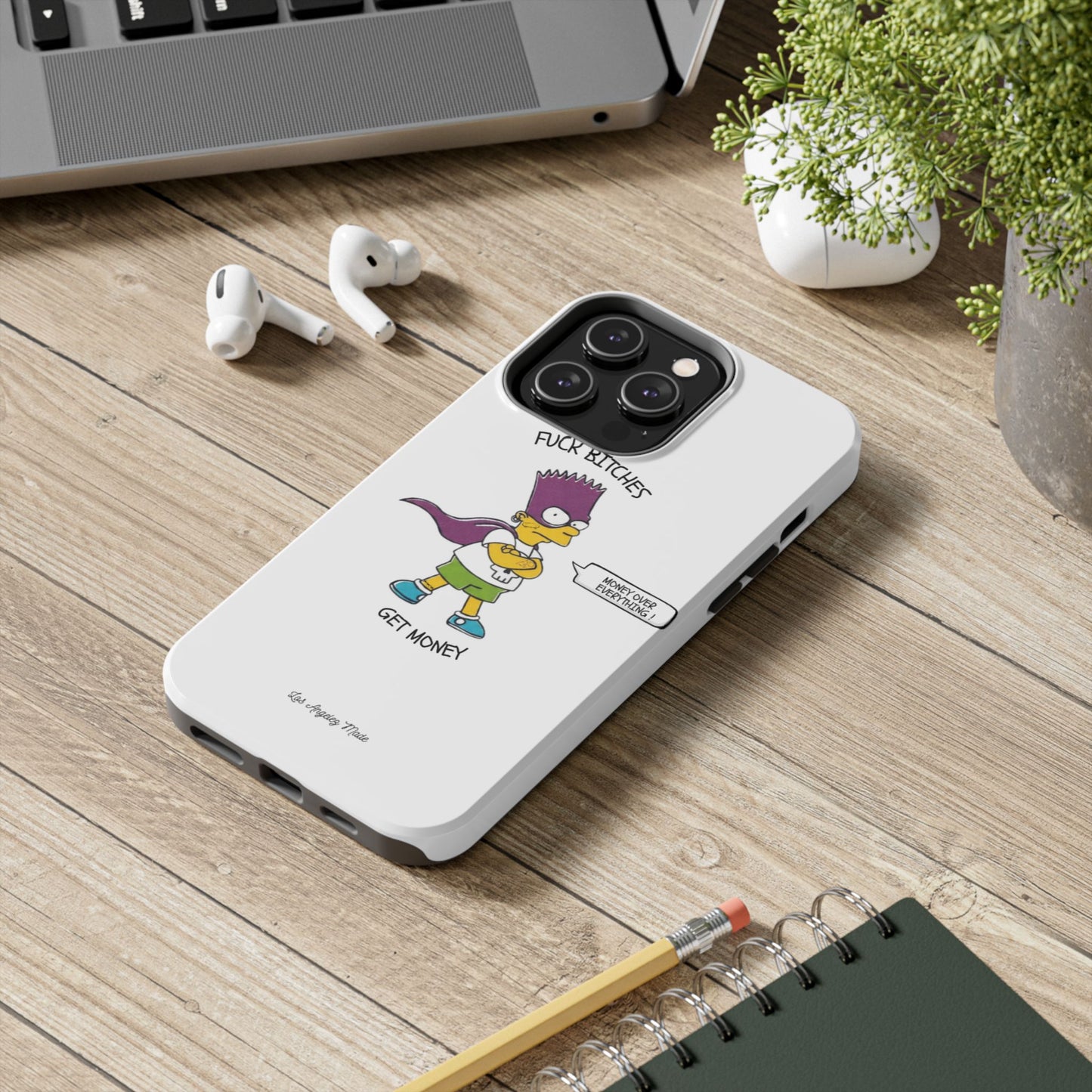Los Angelez Made x Bart Get Money Tough Phone Case