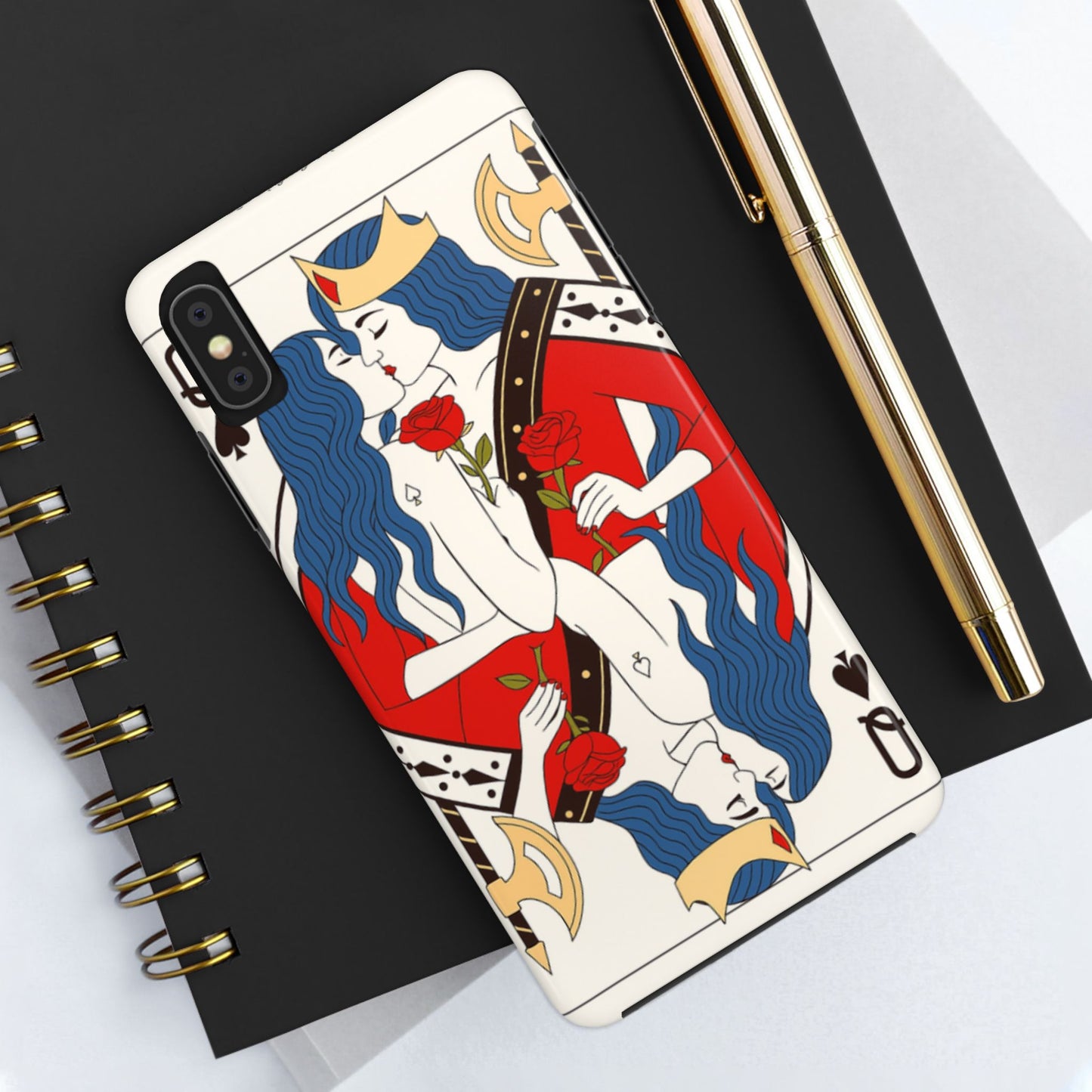 Los Angelez Made x Two Queens Card Tough Phone Case