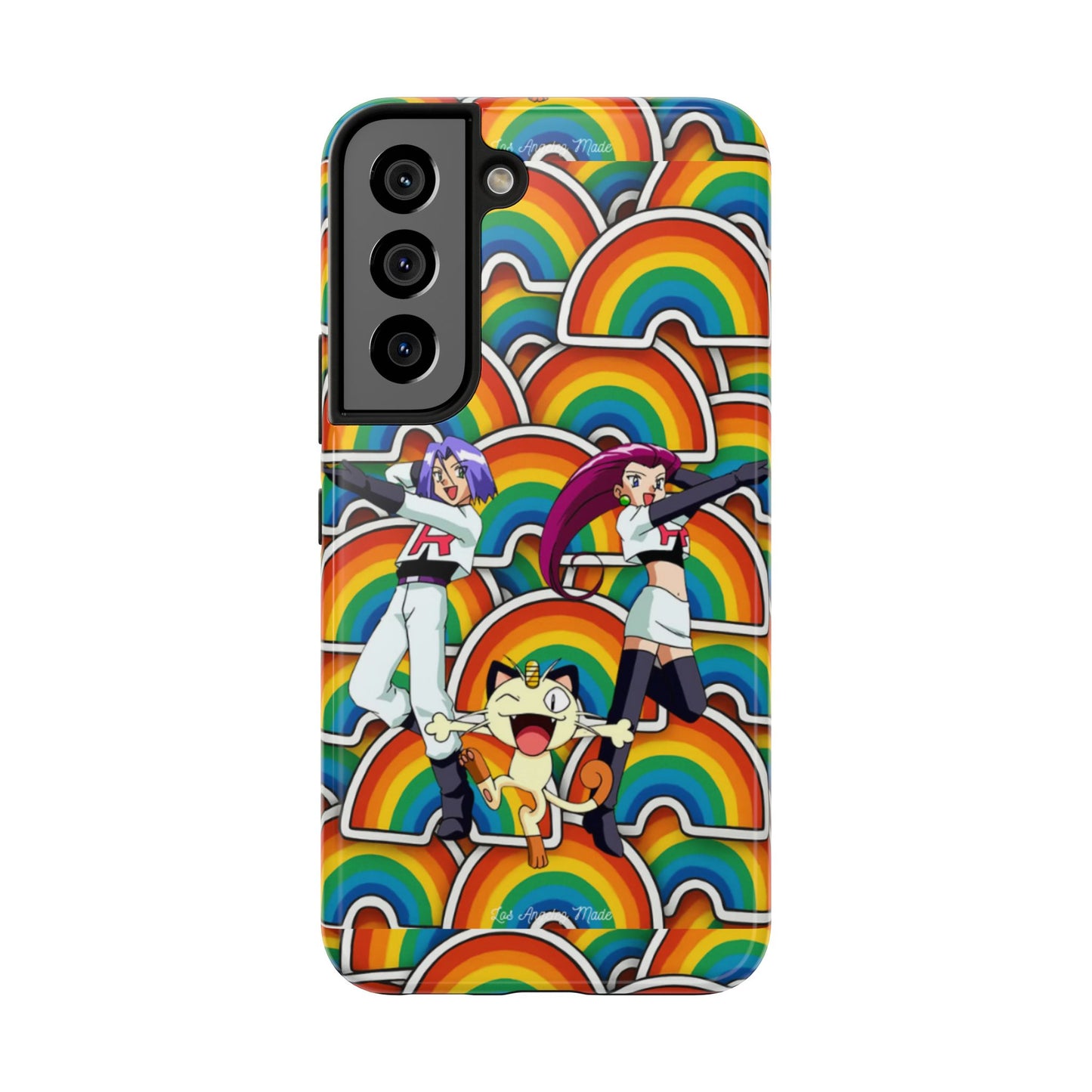 Los Angelez Made x Team Rocket Rainbow Emoji Tough Phone Case