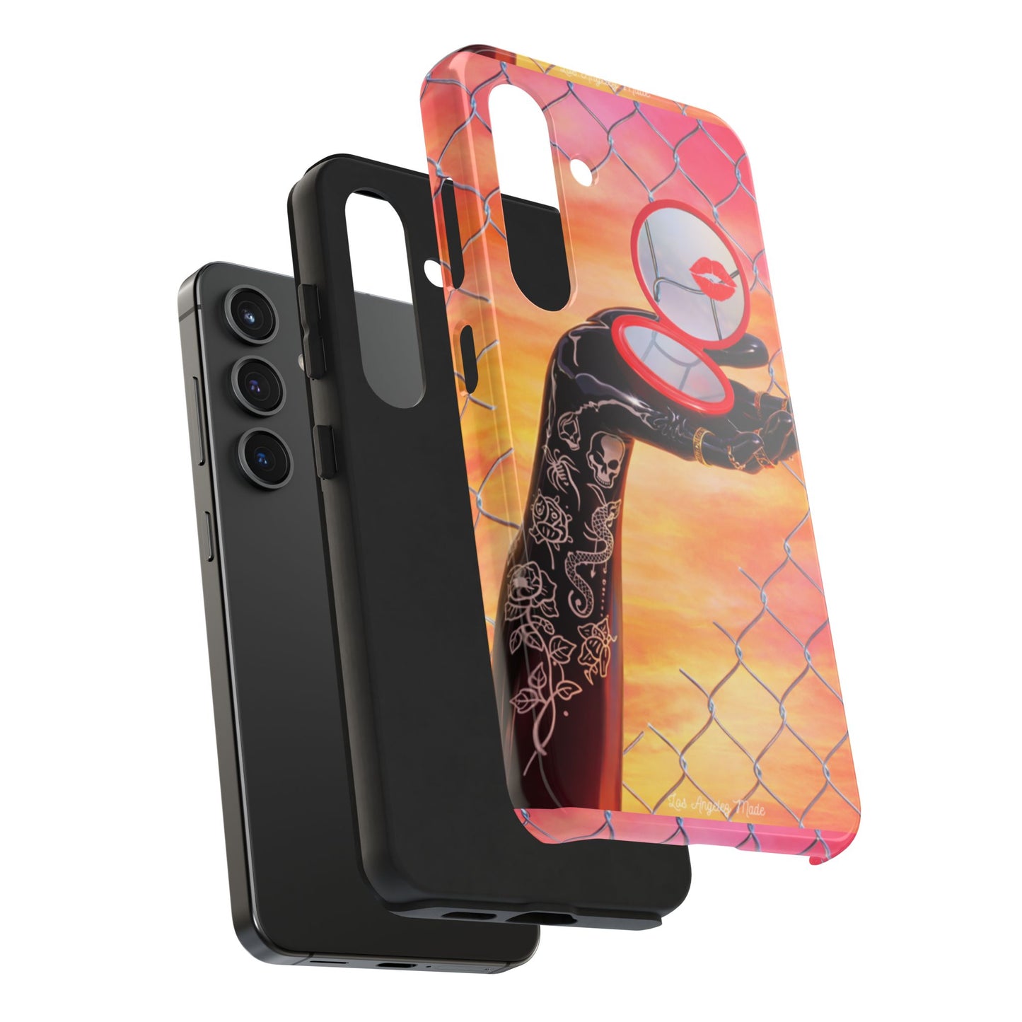 Los Angelez Made x Compact Kiss Tough Phone Case