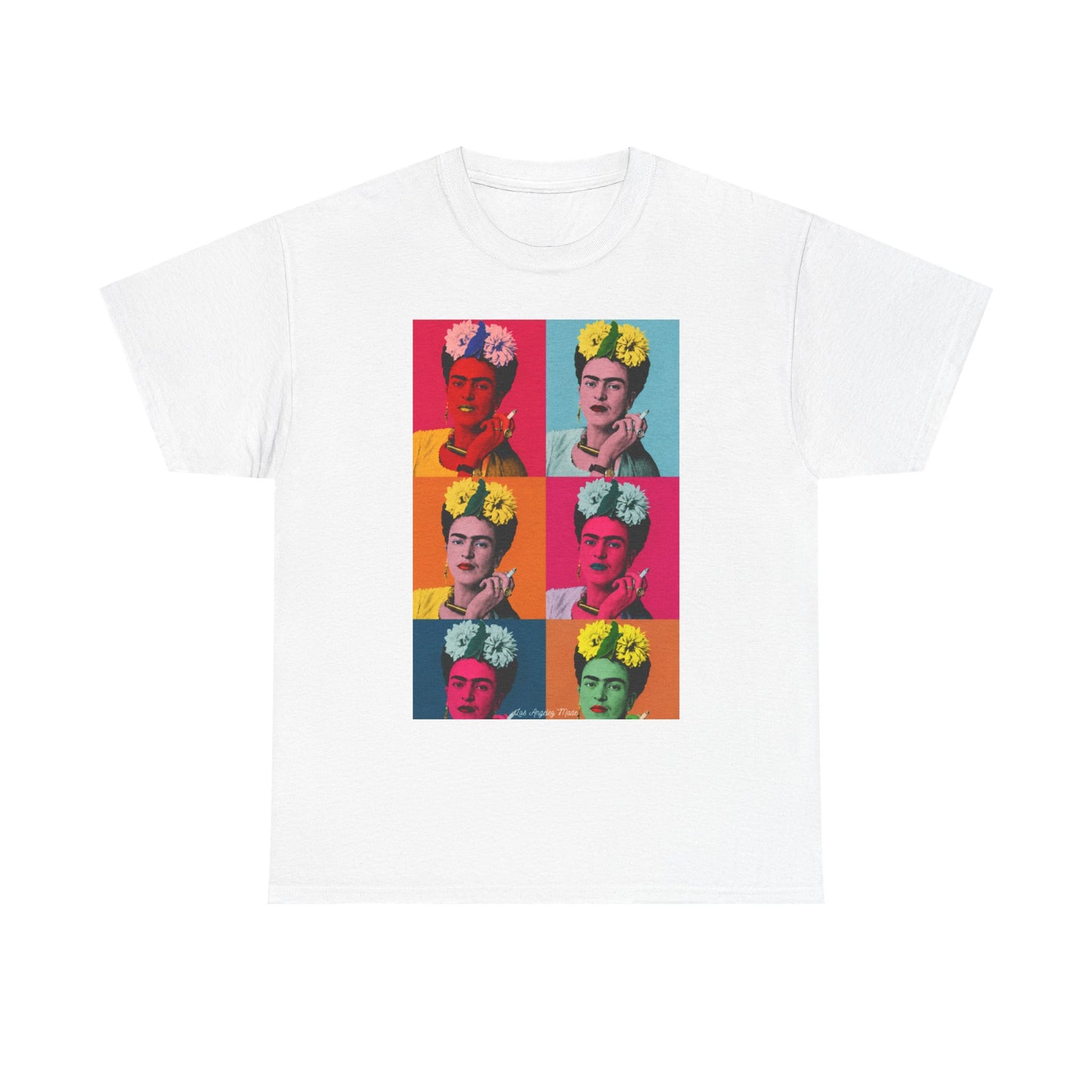 Los Angelez Made x Frida Kahlo Warhol Unisex Heavy Cotton T-Shirt