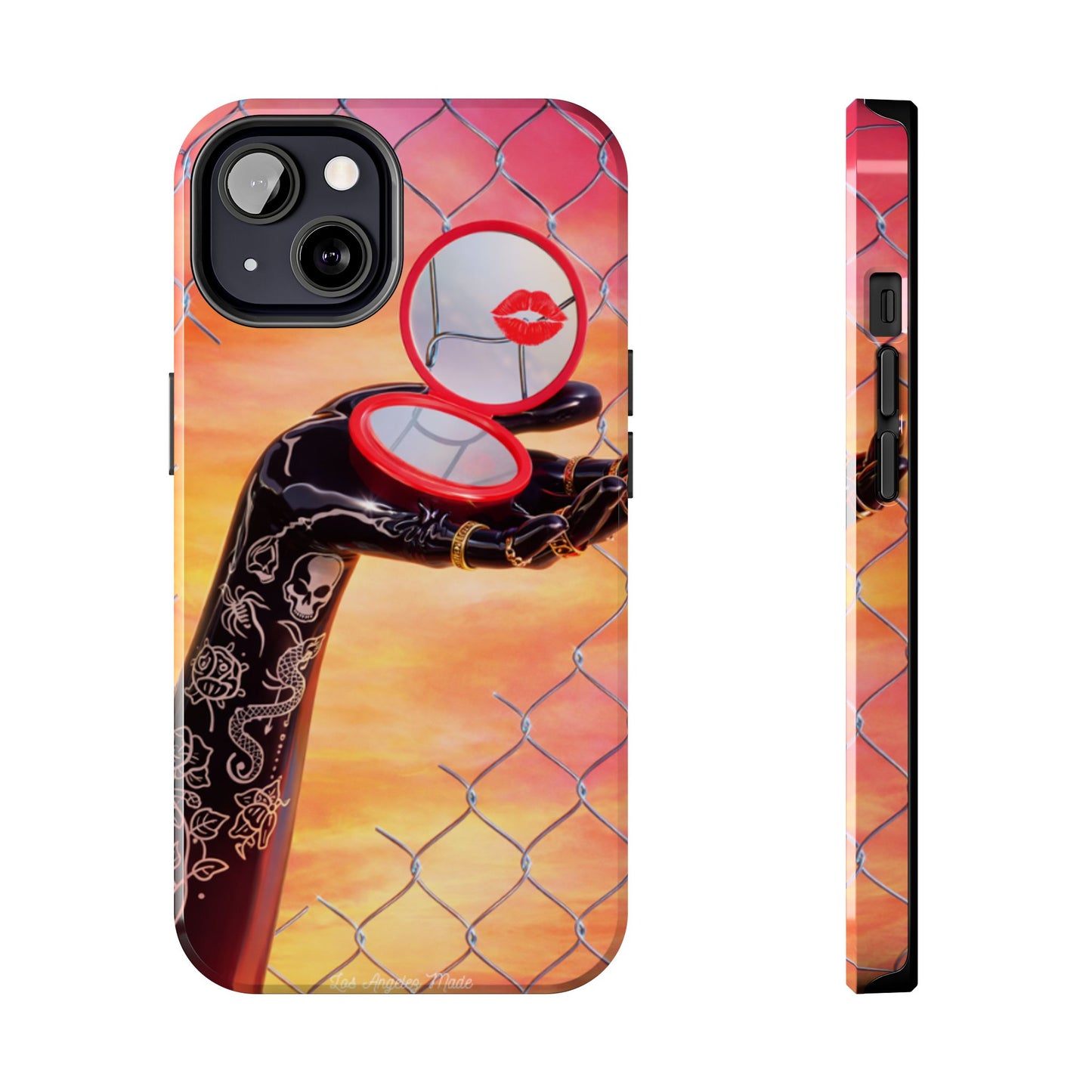 Los Angelez Made x Compact Kiss Tough Phone Case