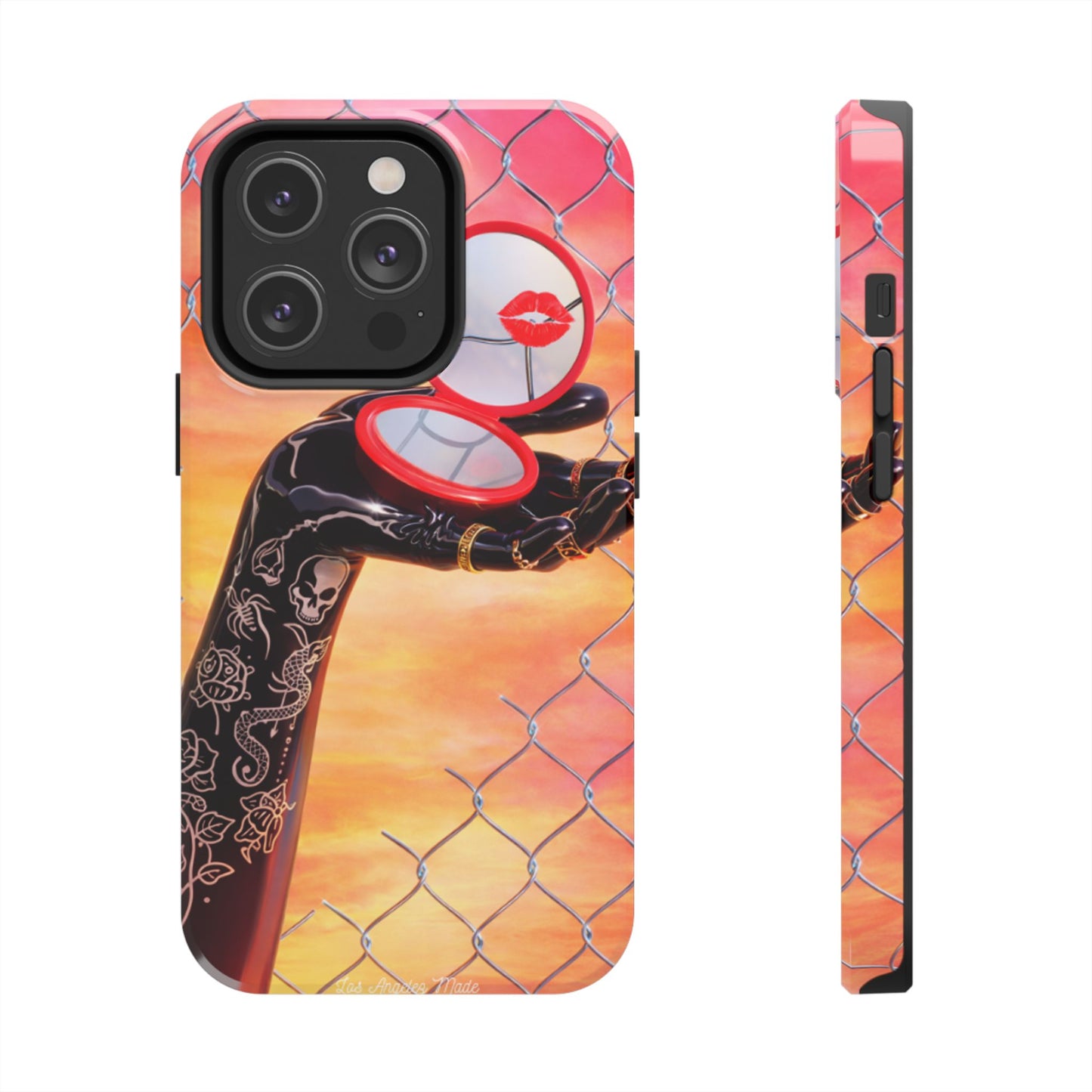 Los Angelez Made x Compact Kiss Tough Phone Case