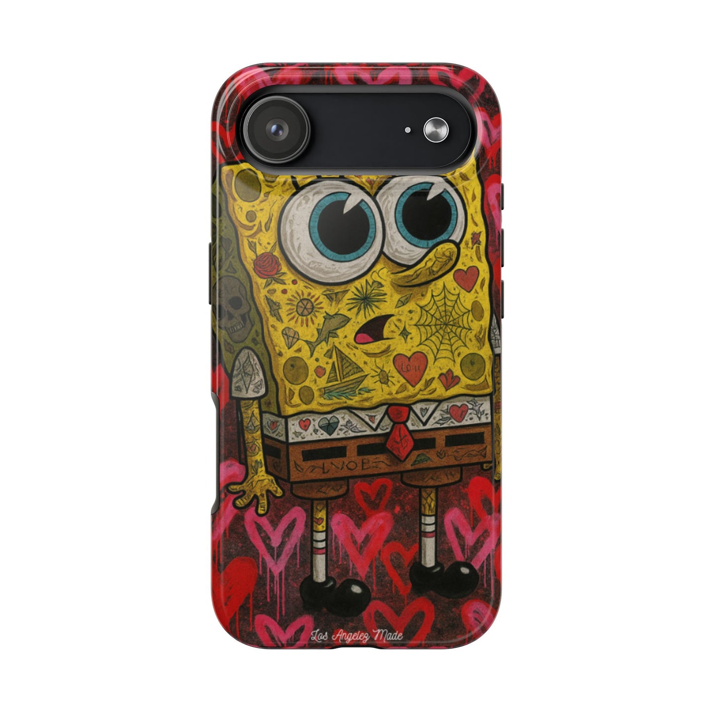 Los Angelez Made x Tatted Spongebob Tough Phone Case