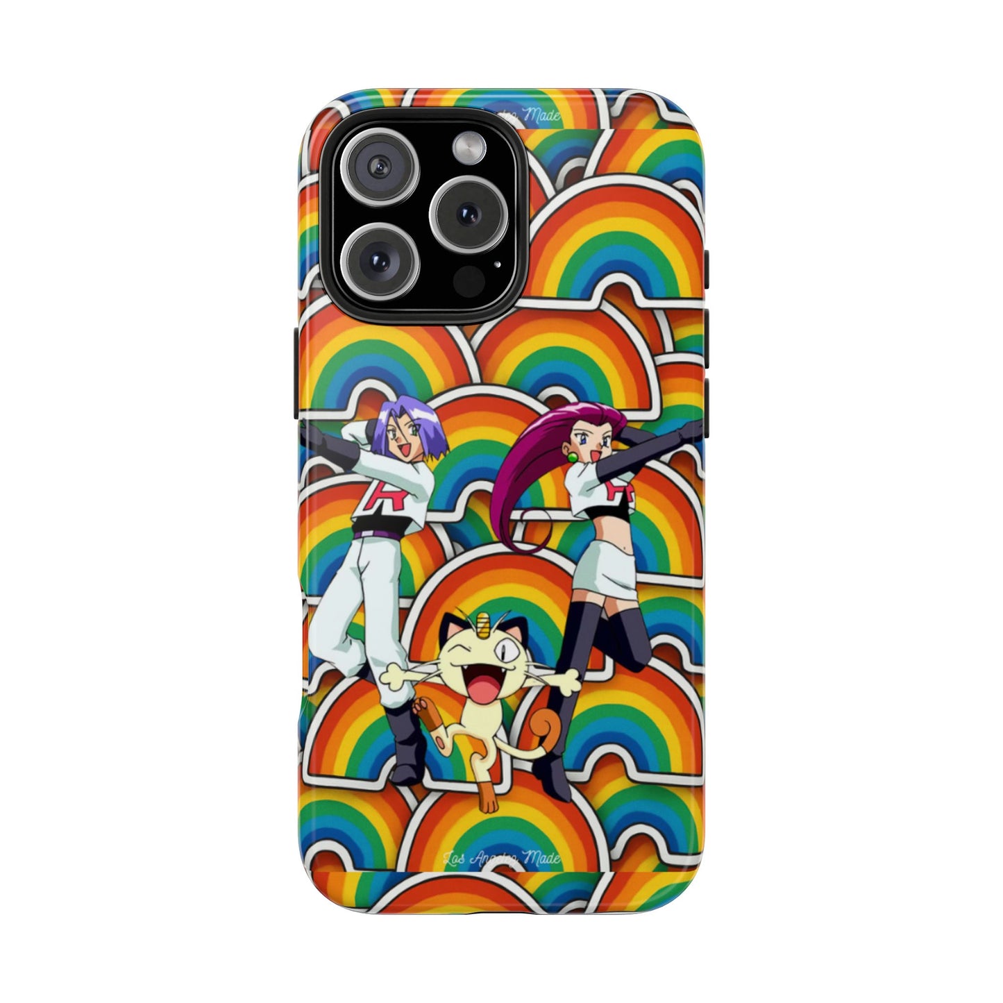 Los Angelez Made x Team Rocket Rainbow Emoji Tough Phone Case