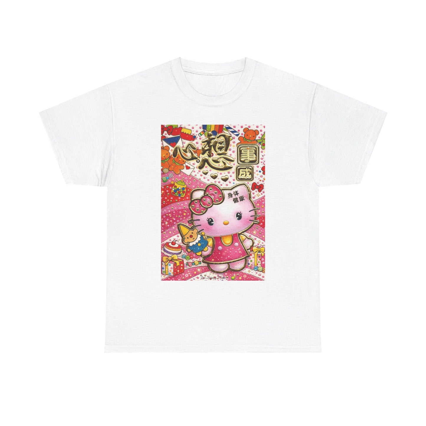 Los Angelez Made x Hello Kitty Lucky Charm Unisex Heavy Cotton T-Shirt
