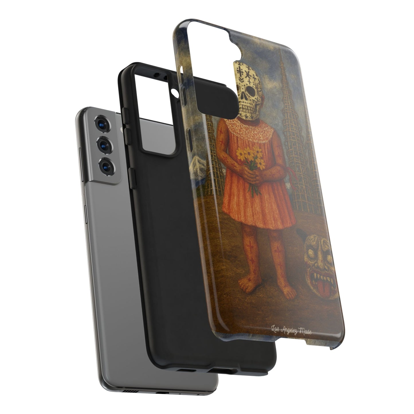 Los Angelez Made x Girl With Death Mask Tough Phone Case