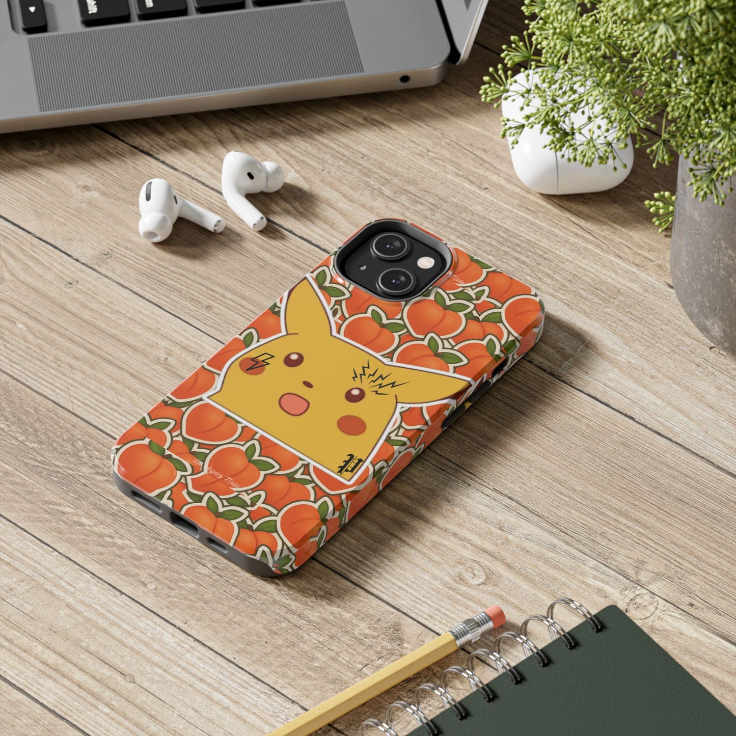 Los Angelez Made x Shocked Pika Peach Tough Phone Case