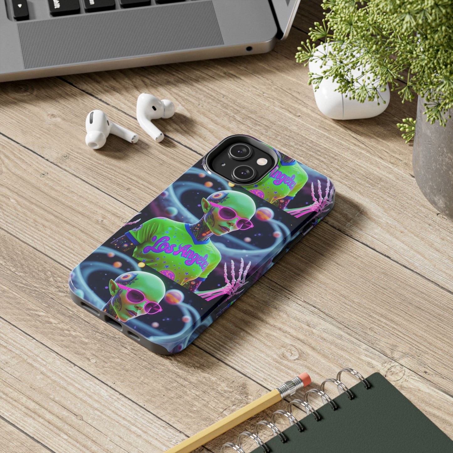 Los Angelez Made x Neon Alien Tough Phone Case